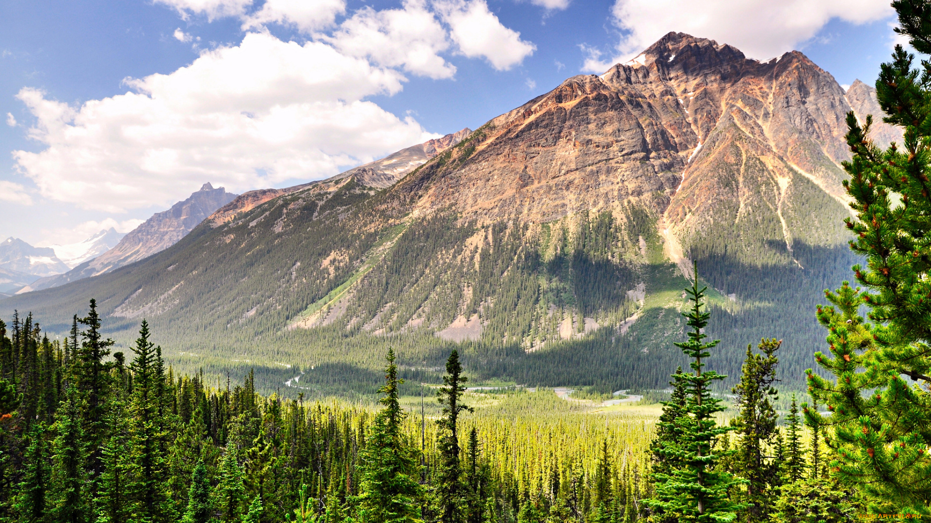 природа, горы, простор