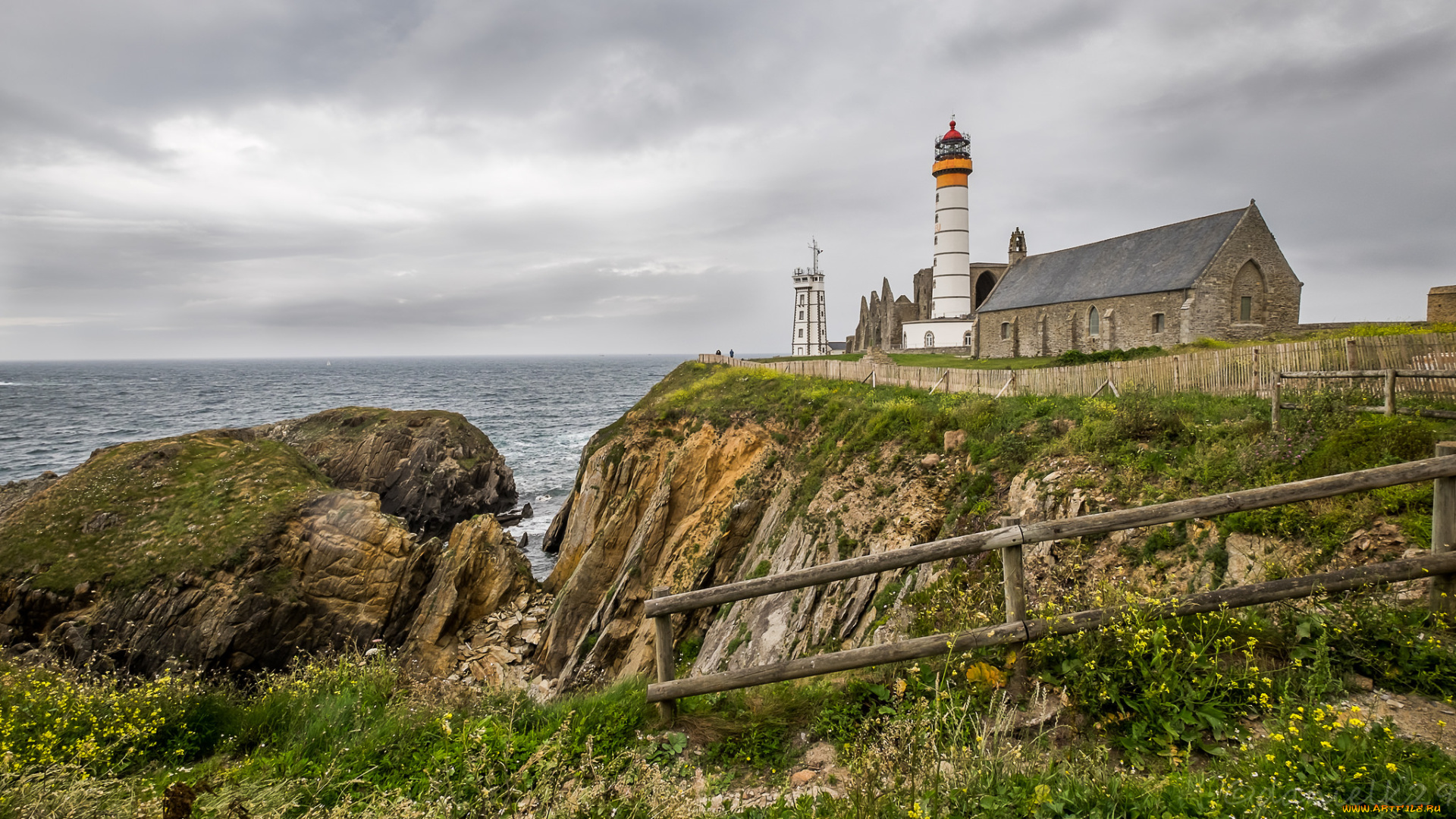 природа, маяки, побережье, маяк