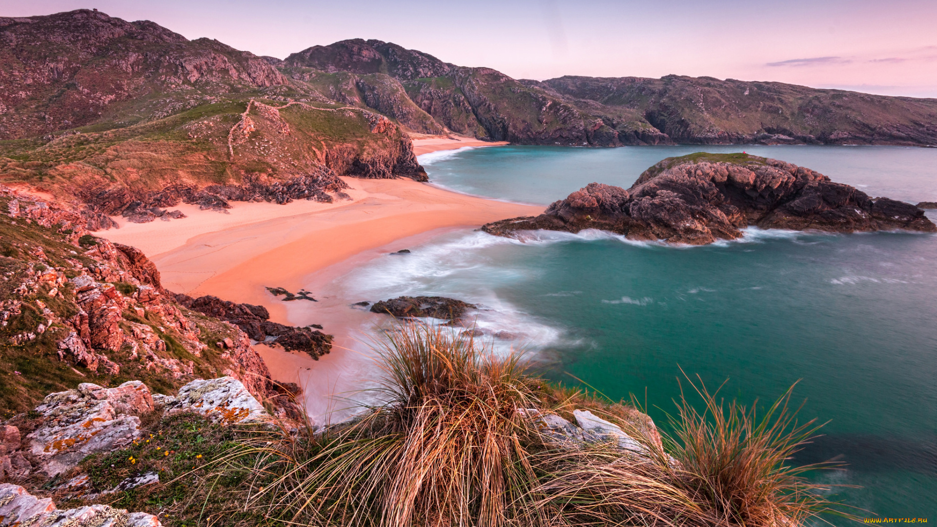 природа, побережье, море, берег