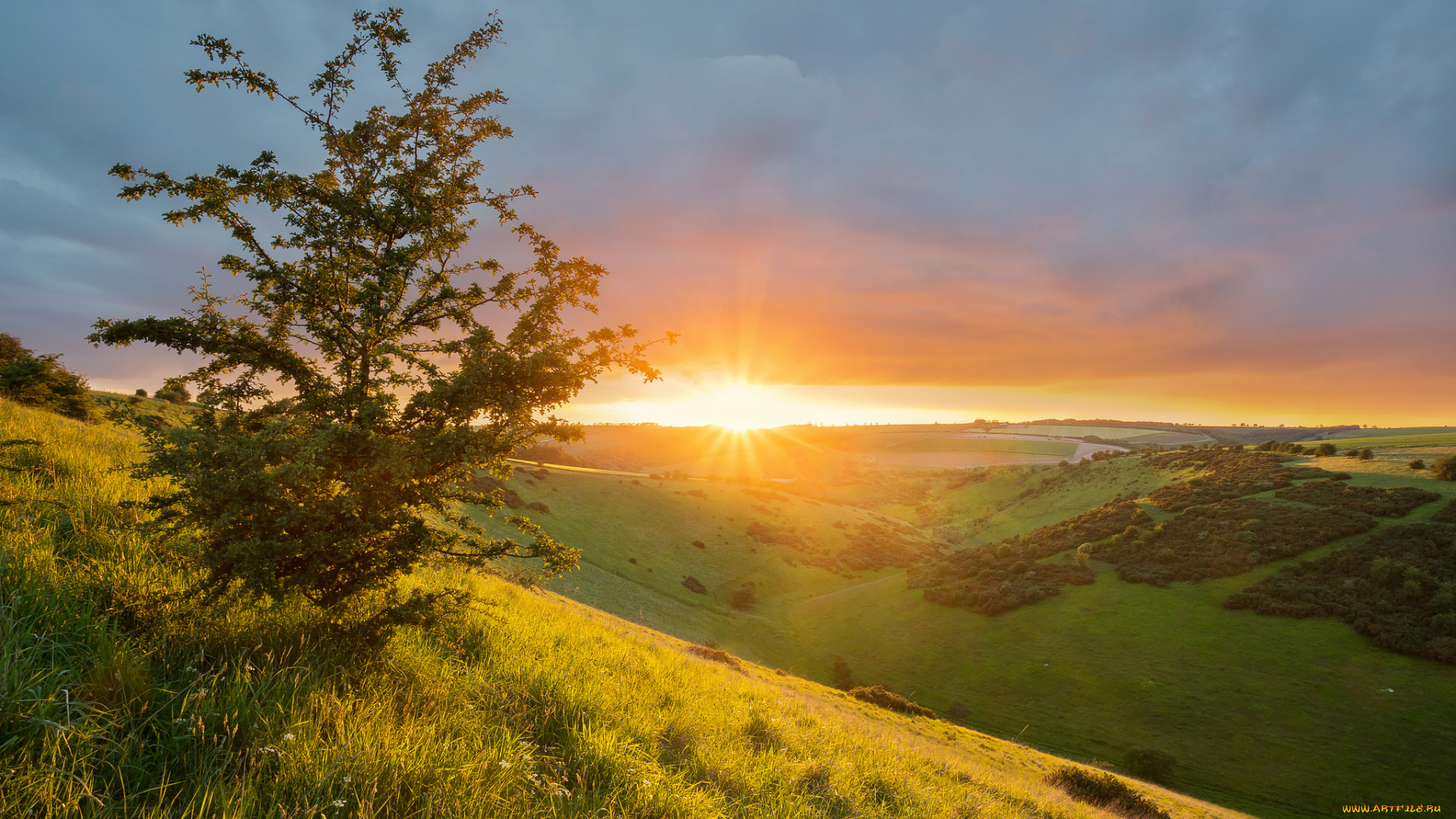 природа, восходы, закаты, рассвет
