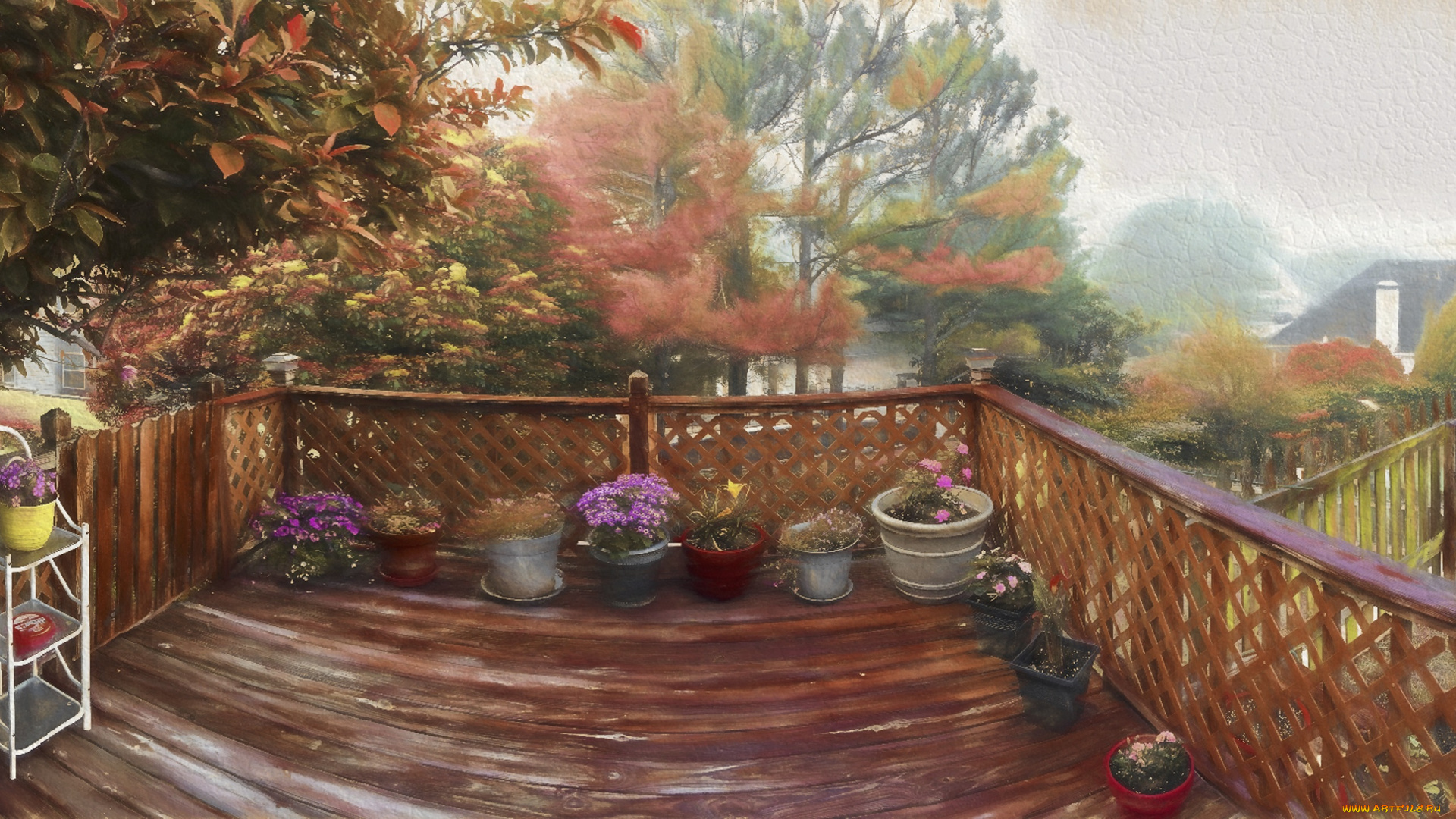 рисованное, живопись, художник, рисование, картина