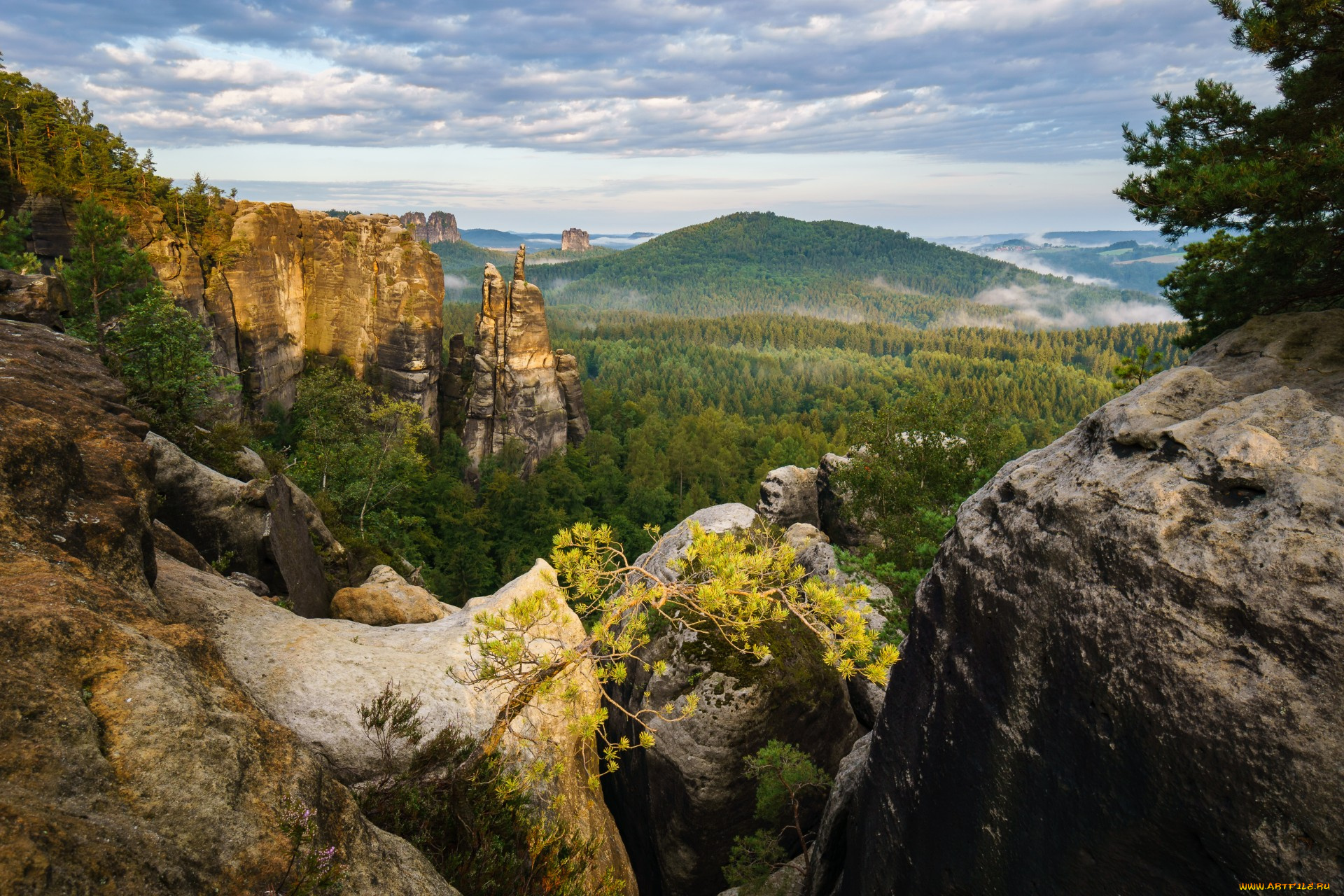 природа, горы, простор