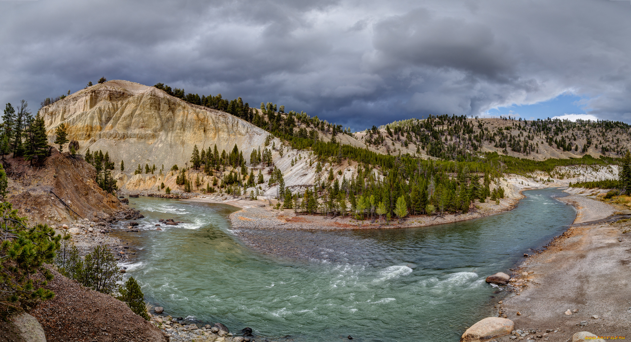 природа, реки, озера, река, лес