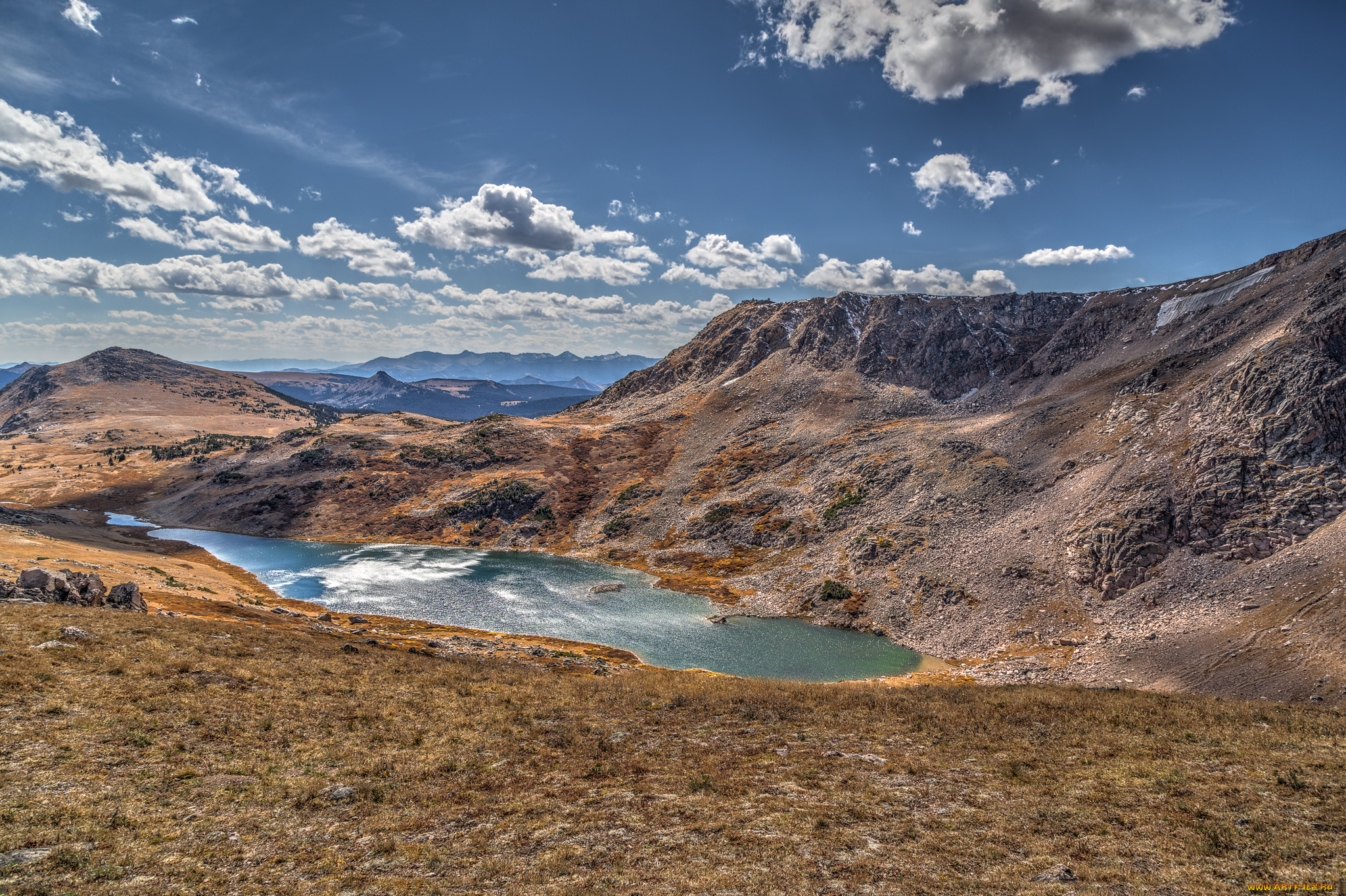 природа, горы, простор