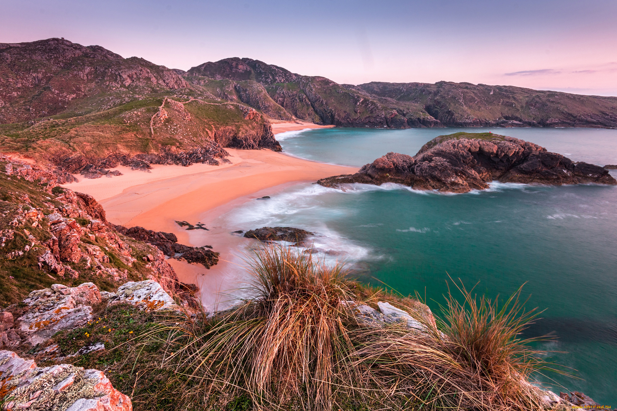 природа, побережье, море, берег