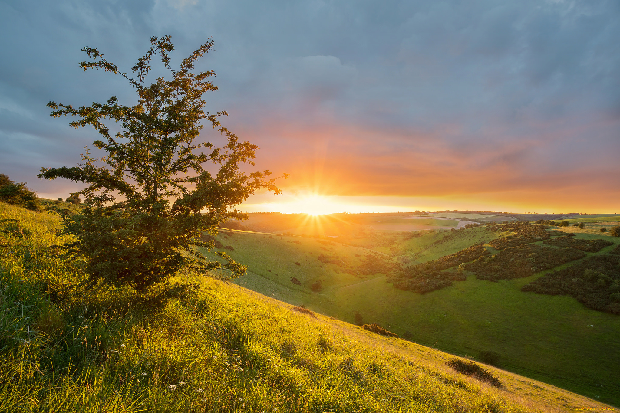 природа, восходы, закаты, рассвет