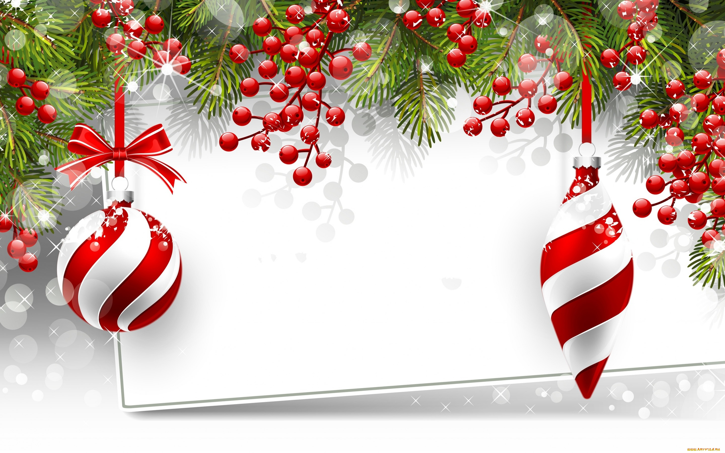 праздничные, 3д, графика, , новый, год, игрушки, ветки