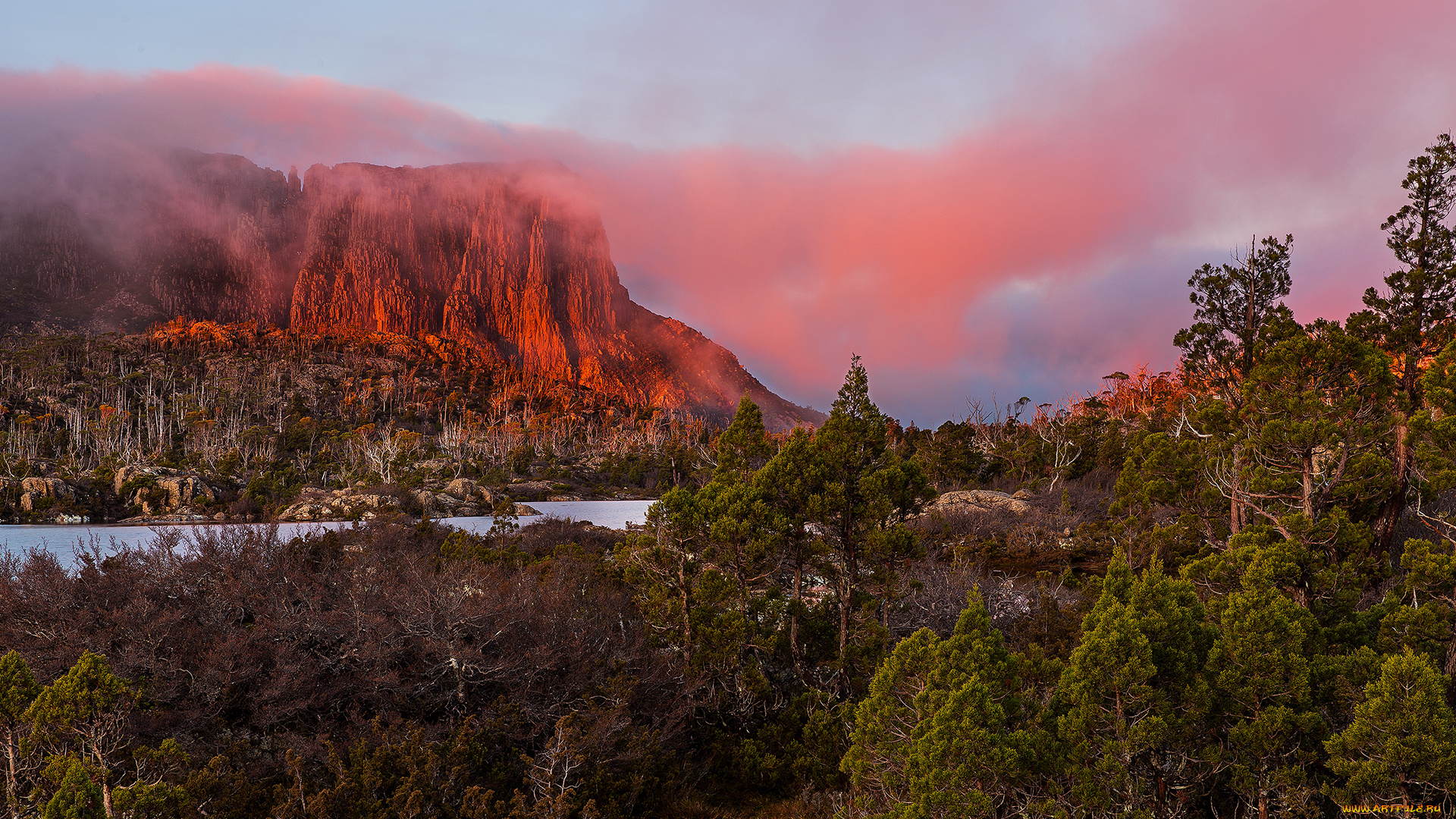 природа, горы, простор