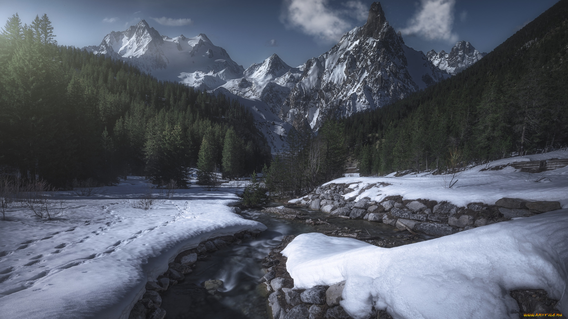 природа, горы, простор