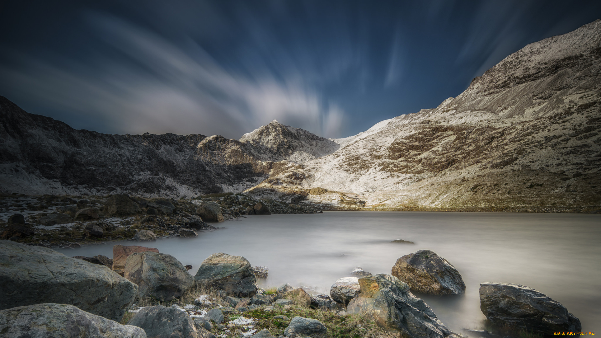 природа, побережье, простор