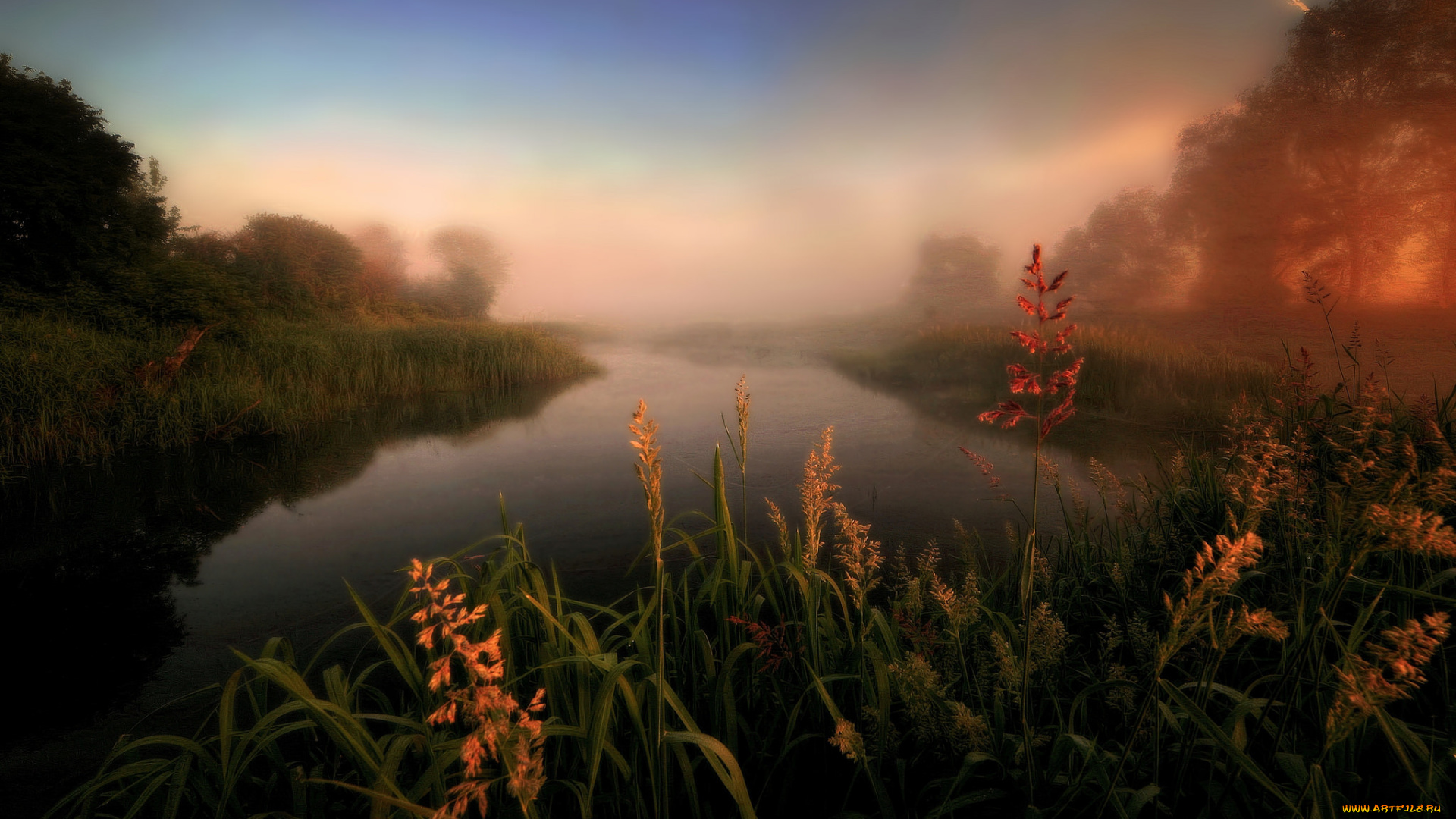 природа, реки, озера, простор