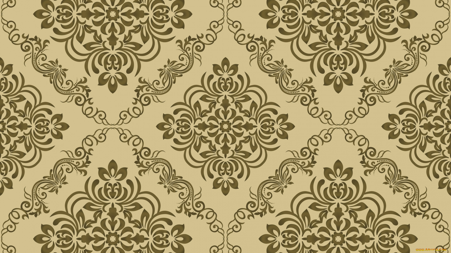 векторная, графика, графика, , graphics, seamless, damask, wallpaper, узор, pattern, орнамент, vintage
