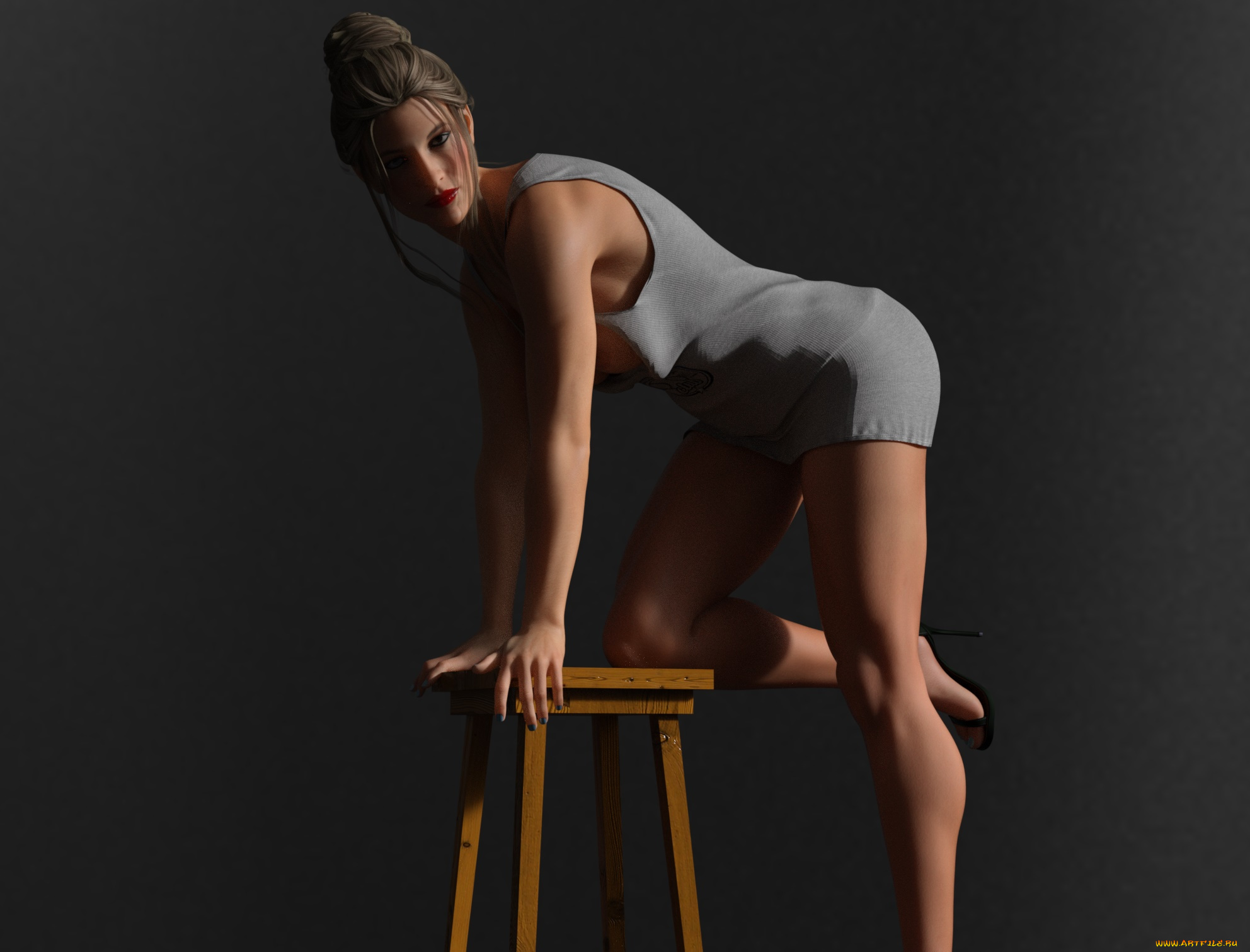 3д, графика, люди, , people, фон, взгляд, девушка