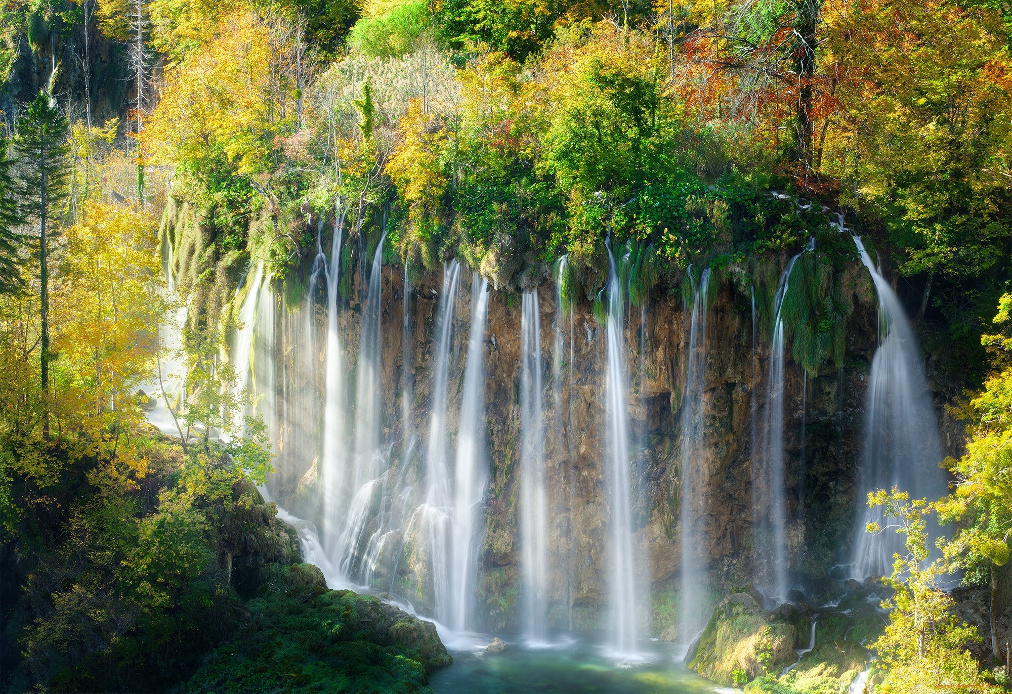 природа, водопады, простор