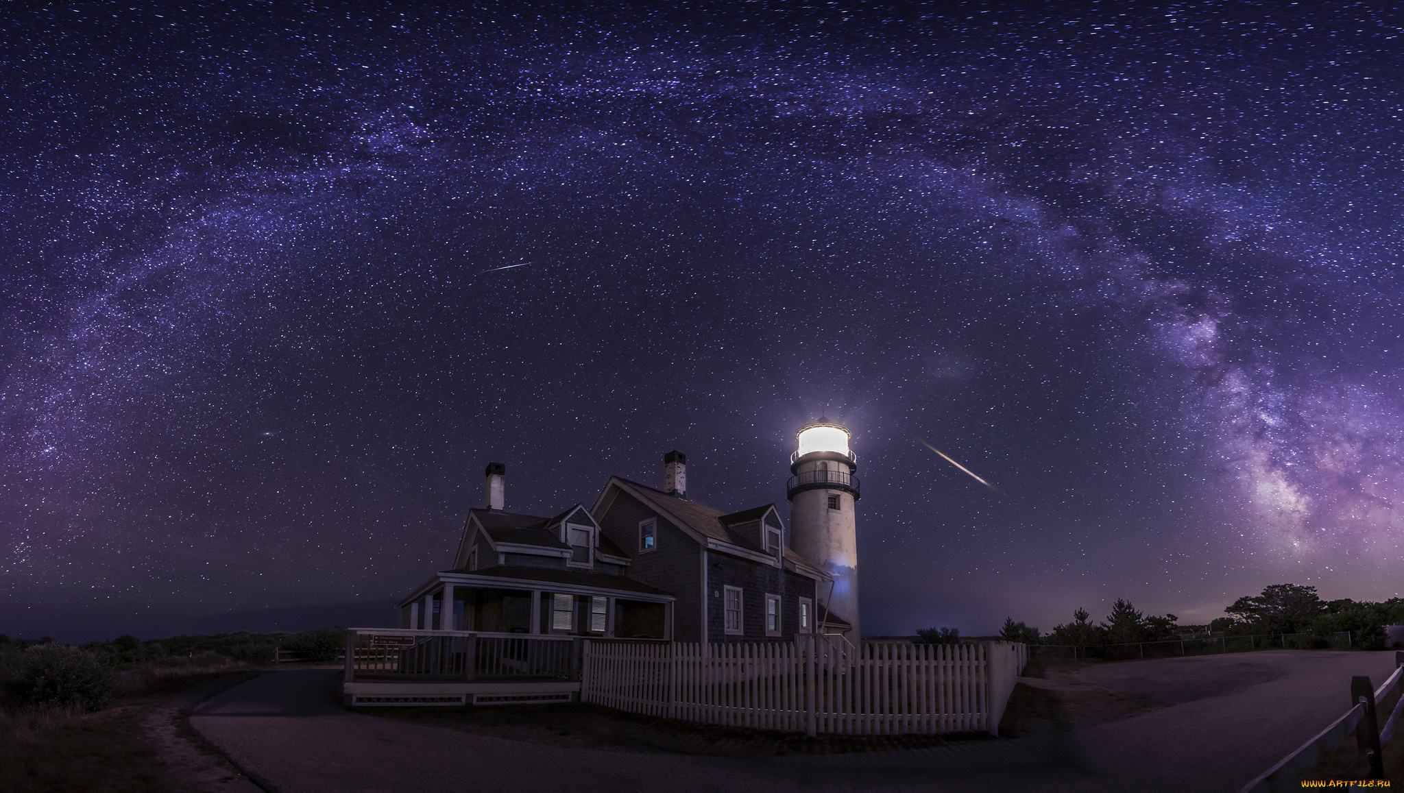 природа, маяки, простор