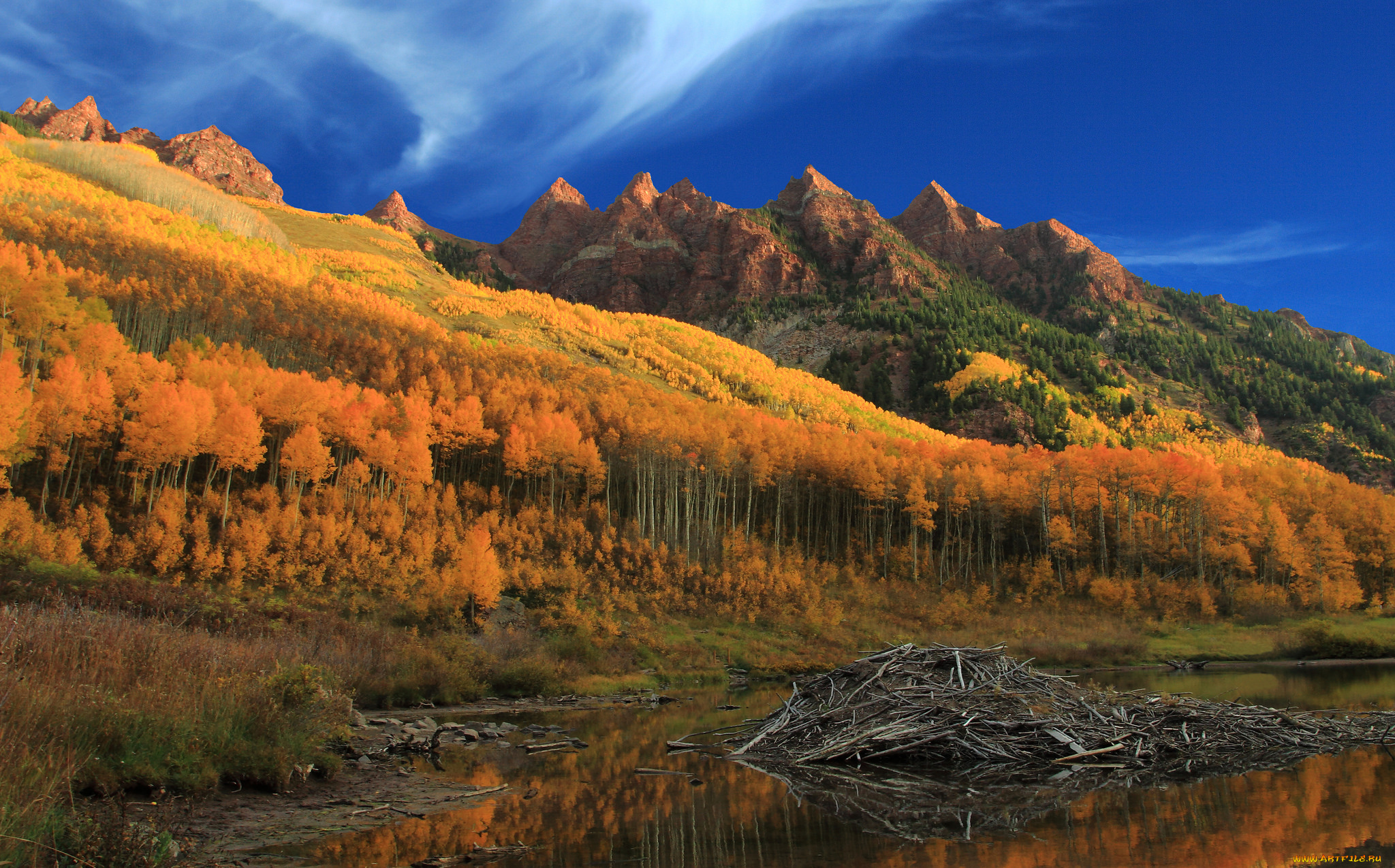 природа, горы, простор