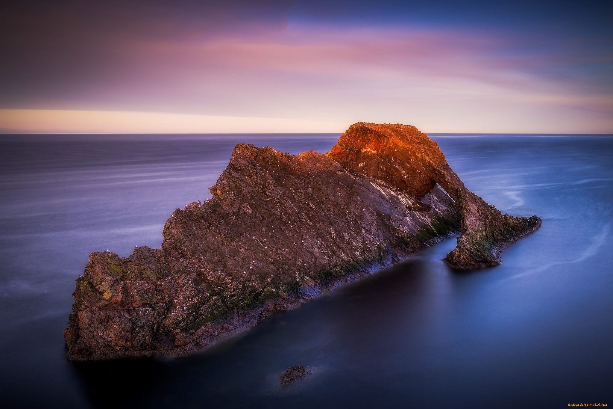 природа, побережье, простор