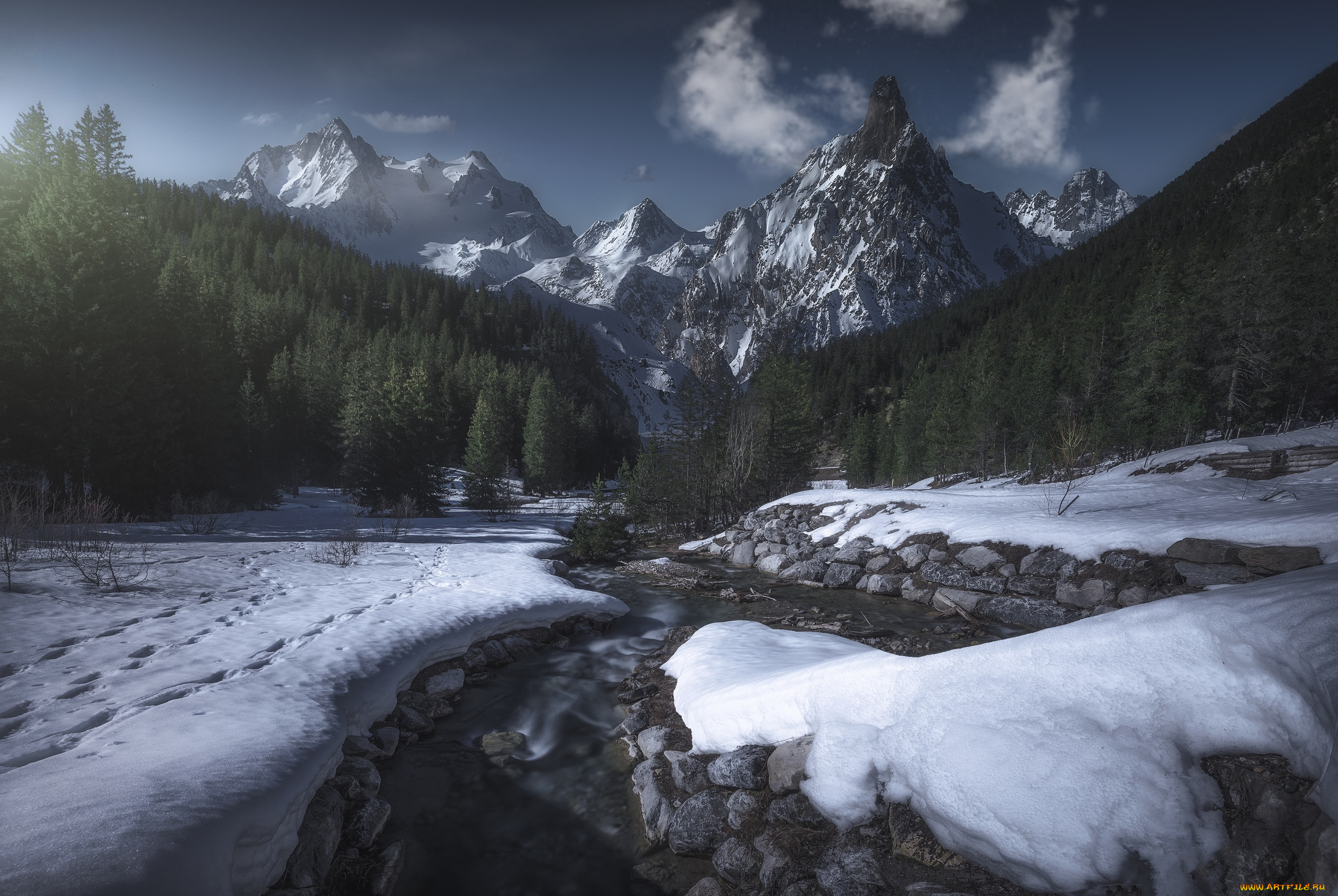 природа, горы, простор