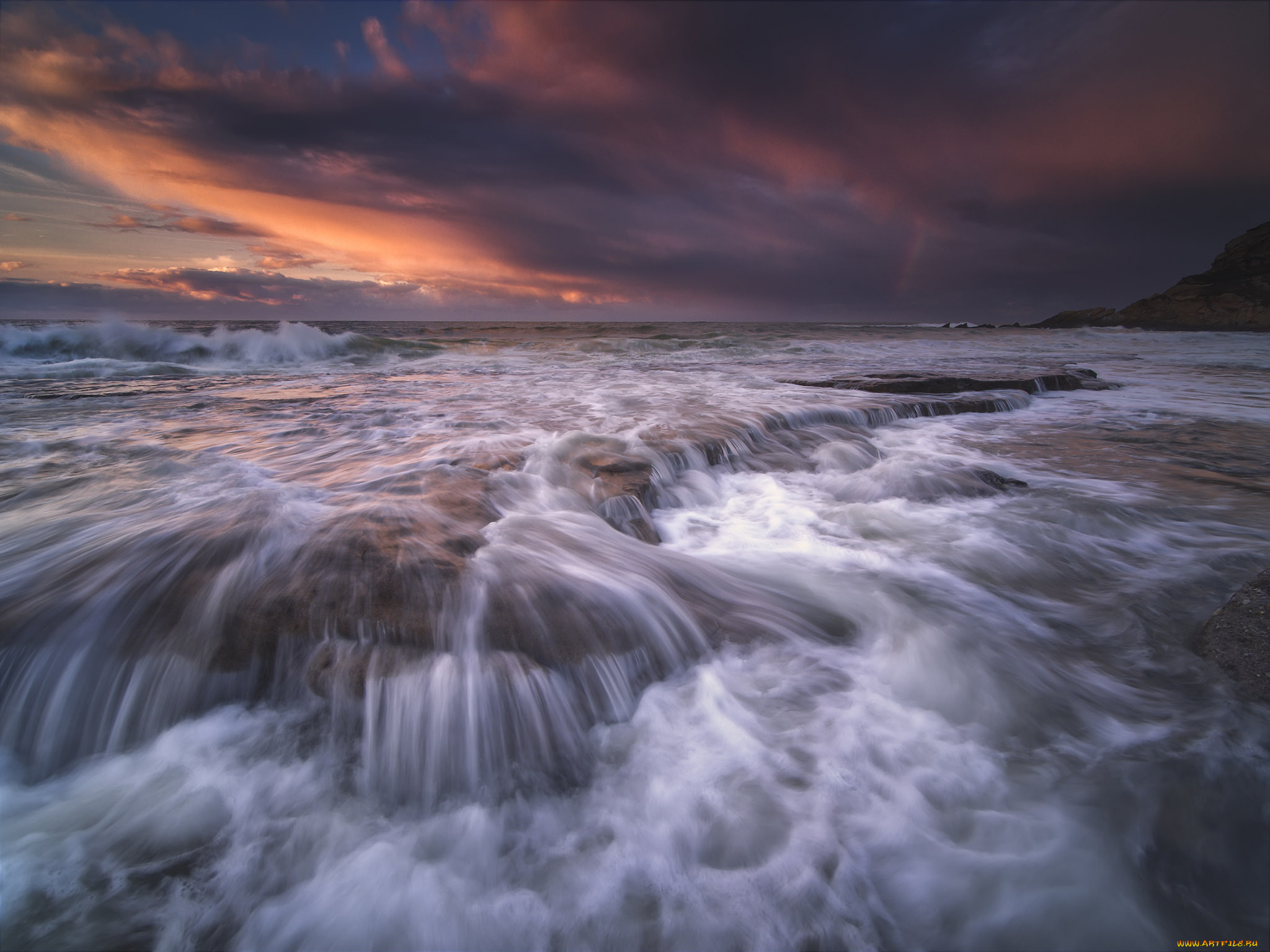 природа, моря, океаны, простор