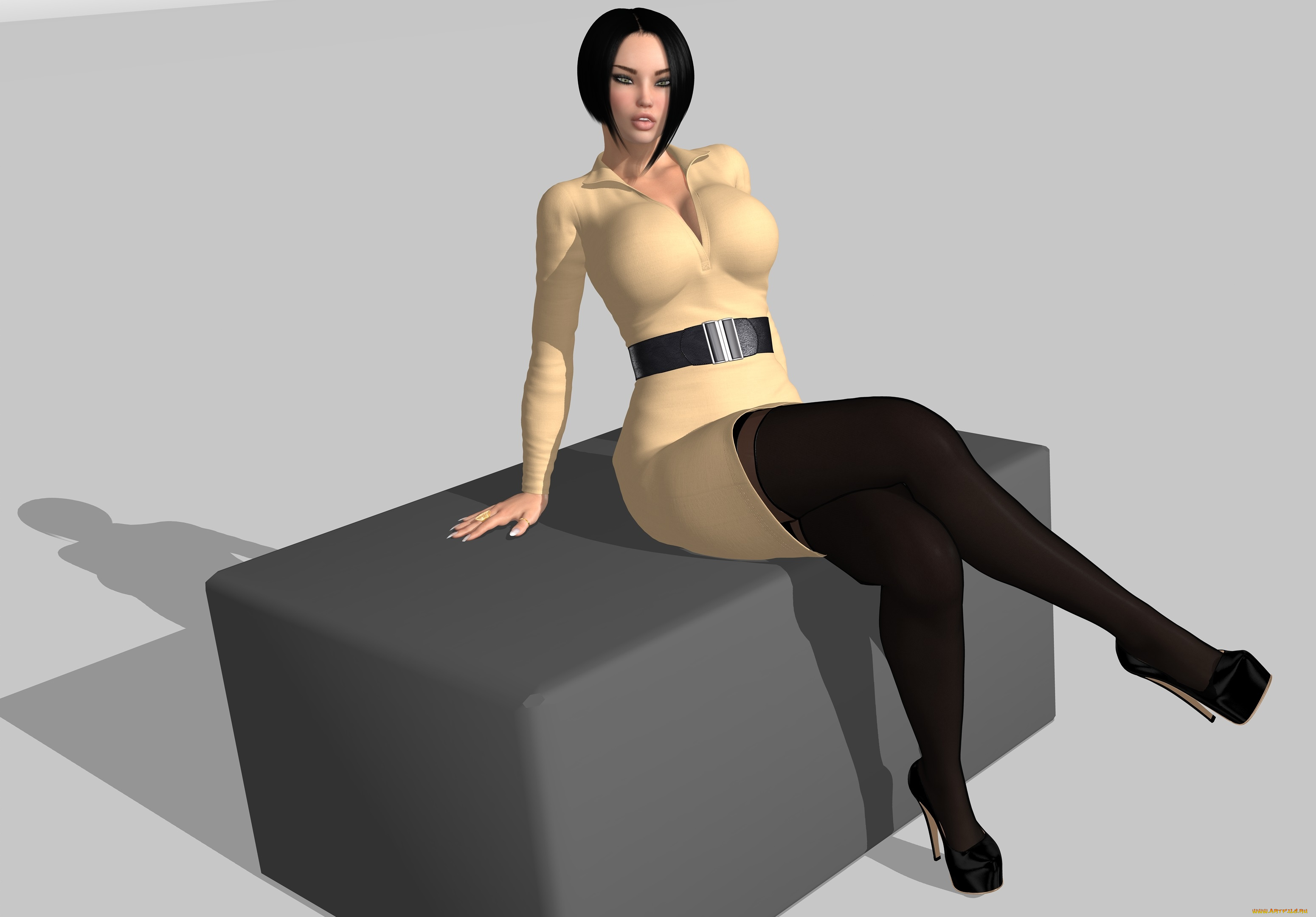 3д, графика, люди, , people, фон, взгляд, девушка