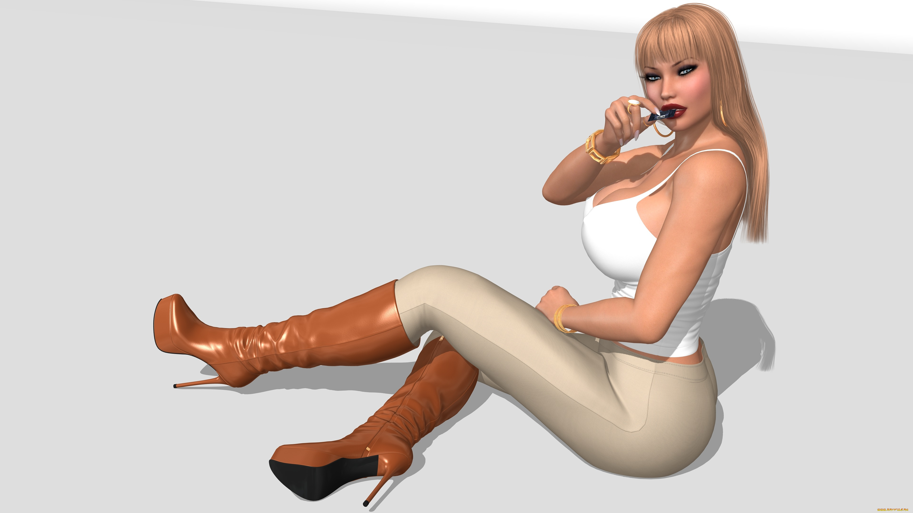 3д, графика, люди, , people, фон, девушка, взгляд