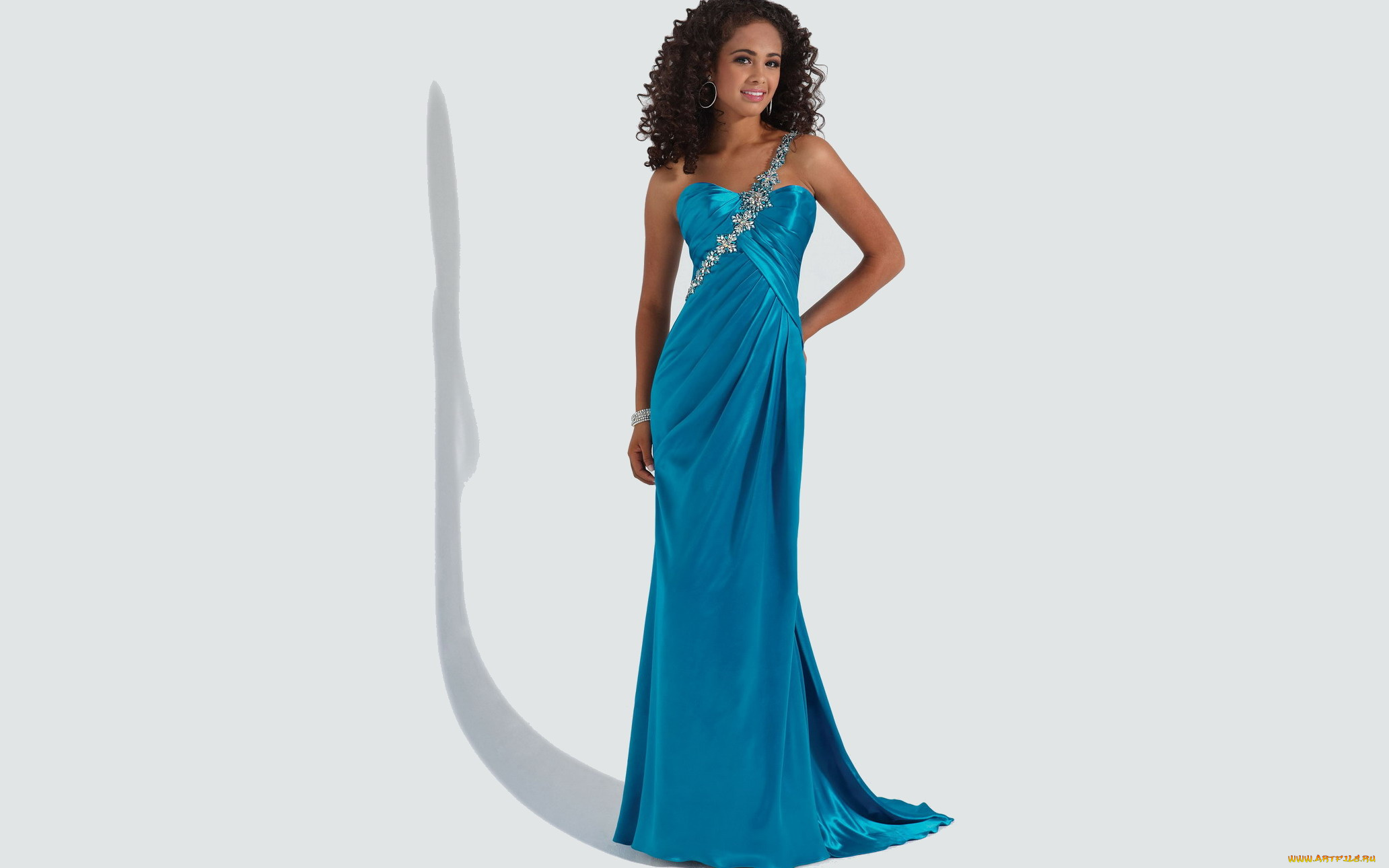 девушки, -unsort, , брюнетки, темноволосые, брюнетка, тень, платье, кудри