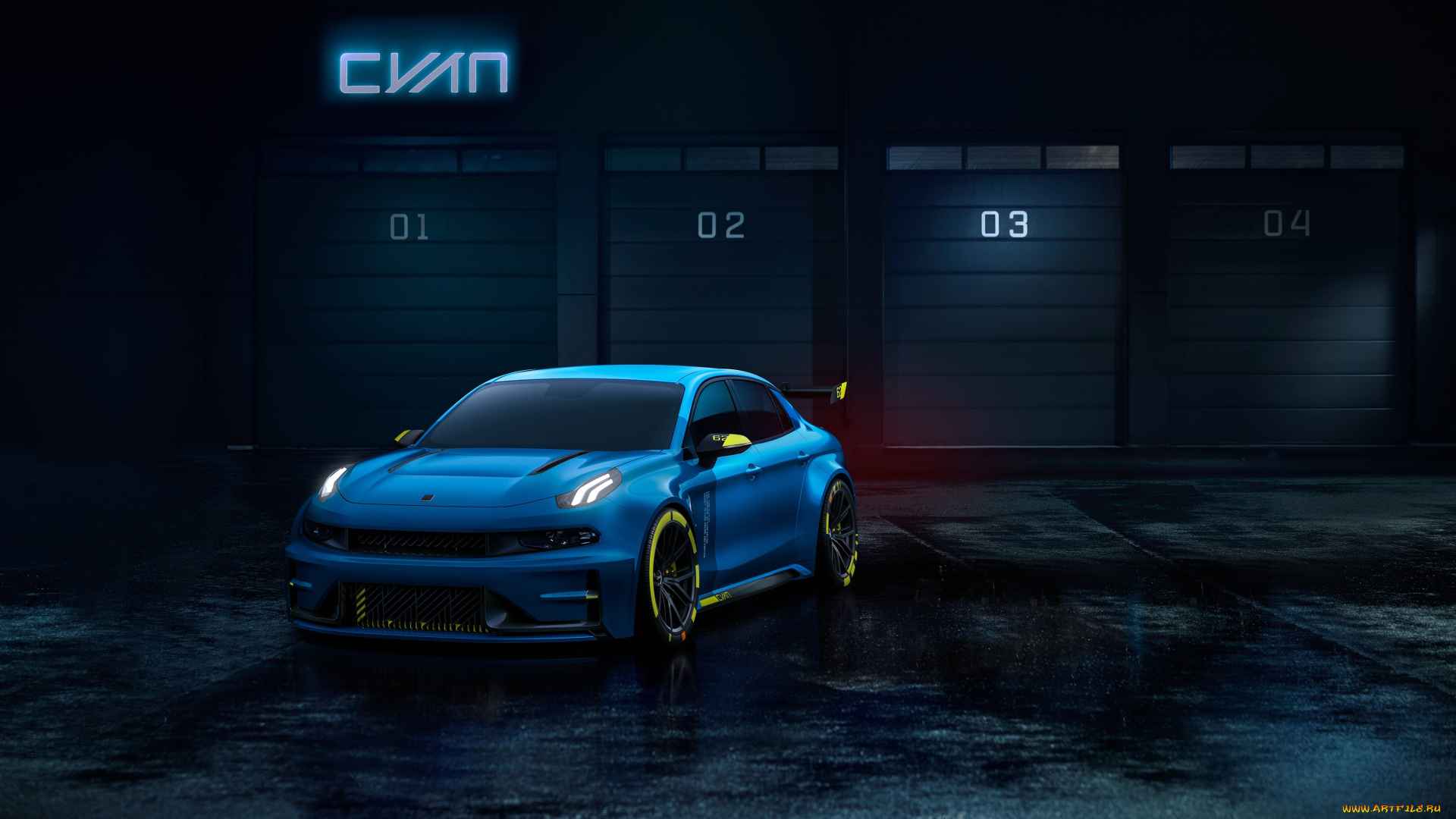 lynk, co, 03, tcr, автомобили, lynk, синий, лужи, гаражи