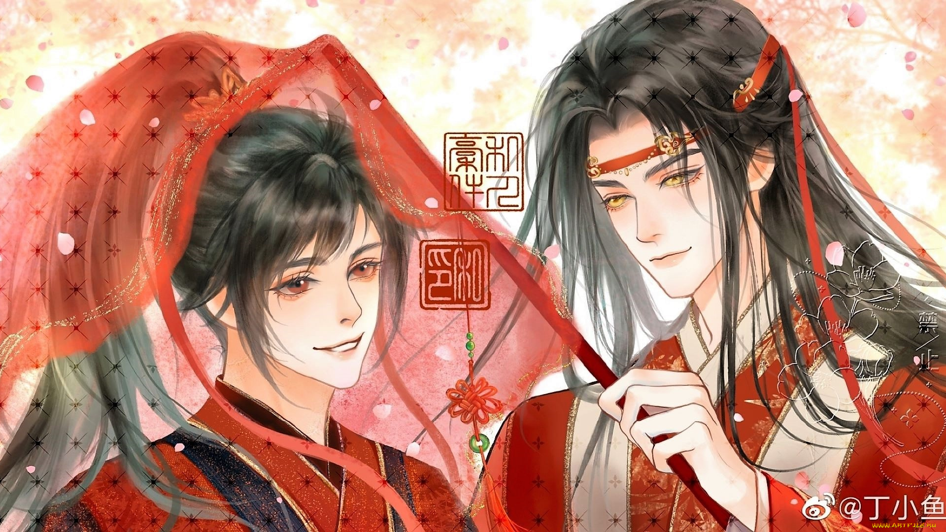 аниме, mo, dao, zu, shi, вэй, усянь, лань, ванцзи, свадьба