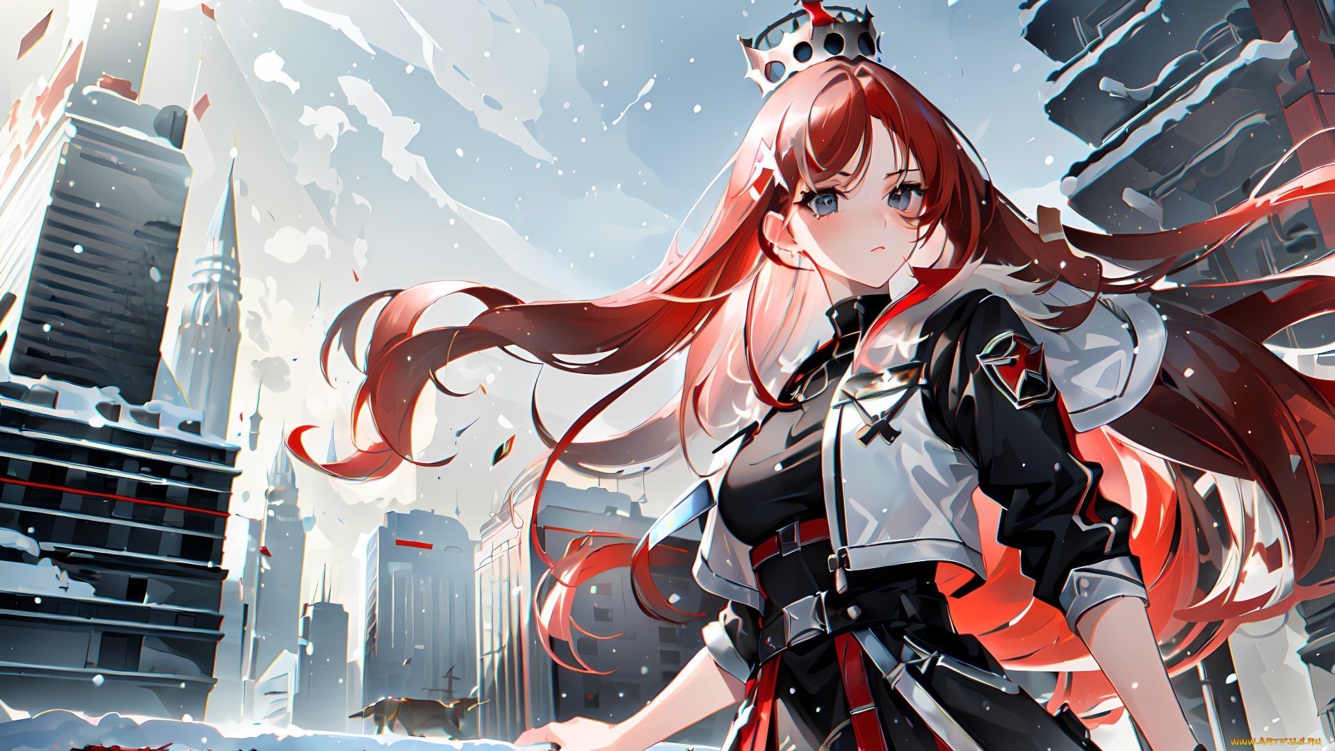 аниме, зима, , новый, год, , рождество, нейросети, графика, нейроарт, ai, art, нейронные, сети, рисунки, нейро, искусство, девушка