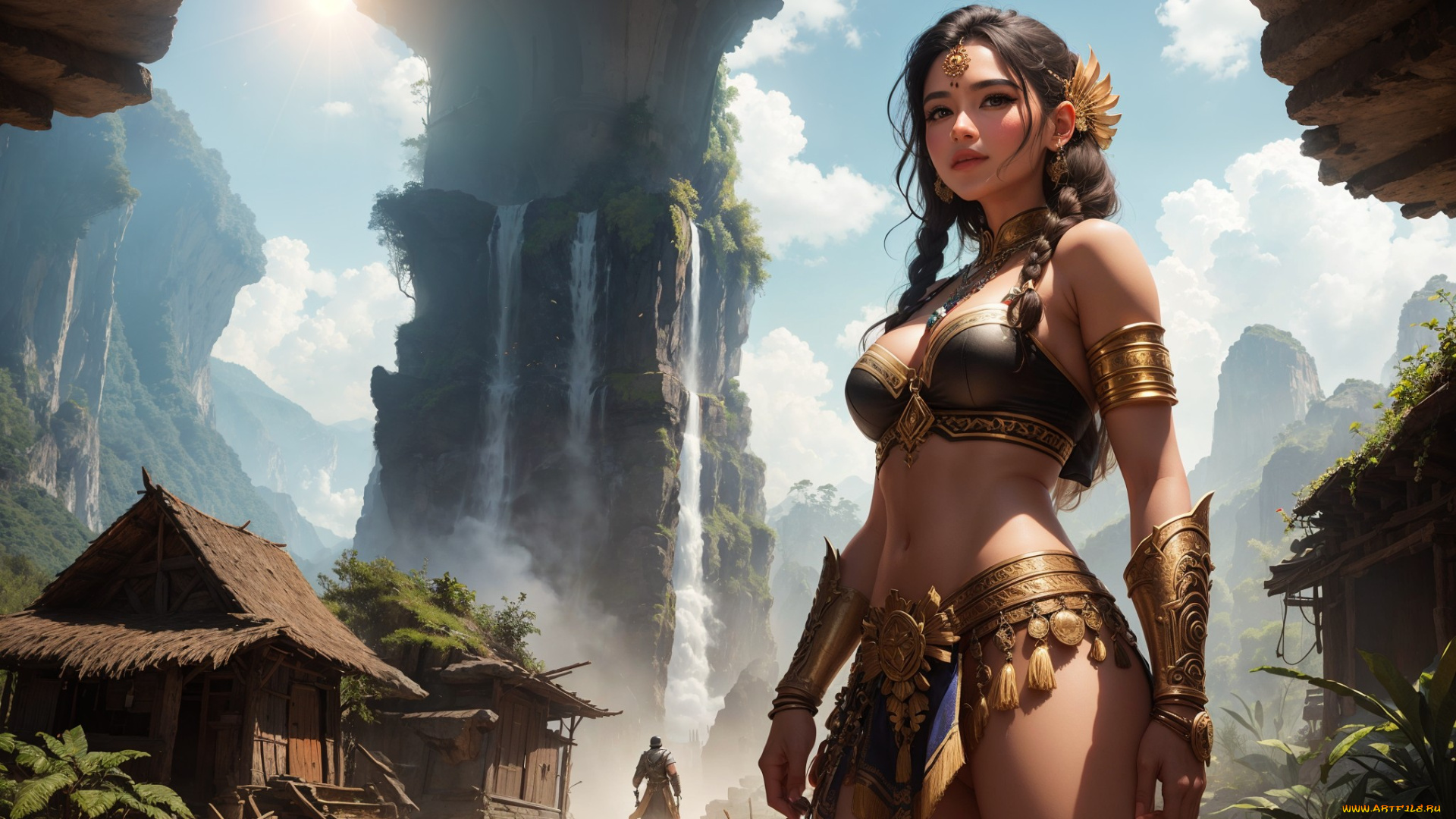 фэнтези, девушки, нейросети, графика, нейроарт, ai, art, нейронные, сети, рисунки, нейро, искусство, девушка