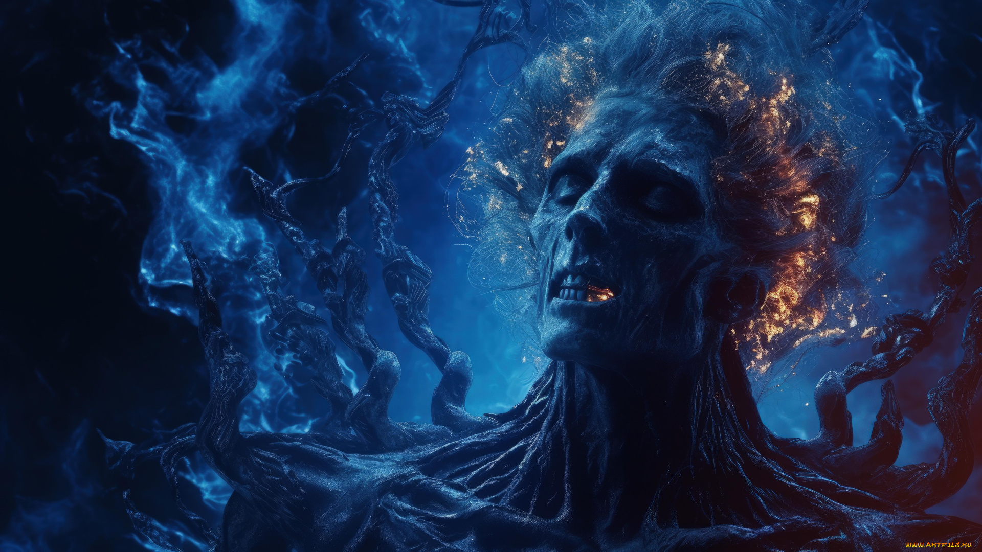 фэнтези, нежить, нейросети, графика, нейроарт, ai, art, нейронные, сети, рисунки, нейро, искусство