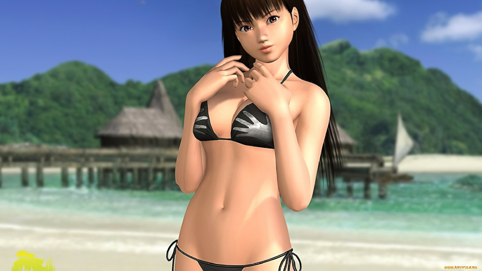 видео, игры, dead, or, alive, , xtreme, 2, девушка, купальник, тропики