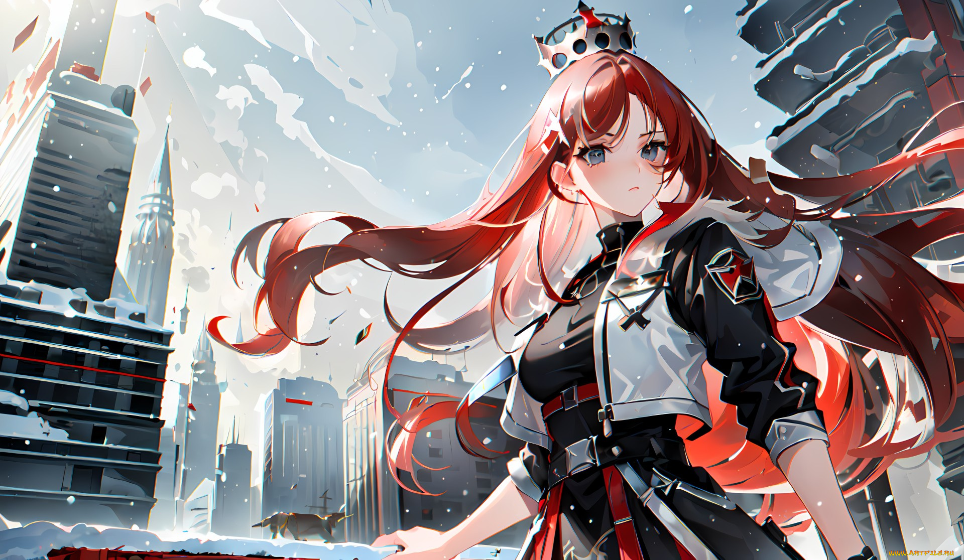 аниме, зима, , новый, год, , рождество, нейросети, графика, нейроарт, ai, art, нейронные, сети, рисунки, нейро, искусство, девушка