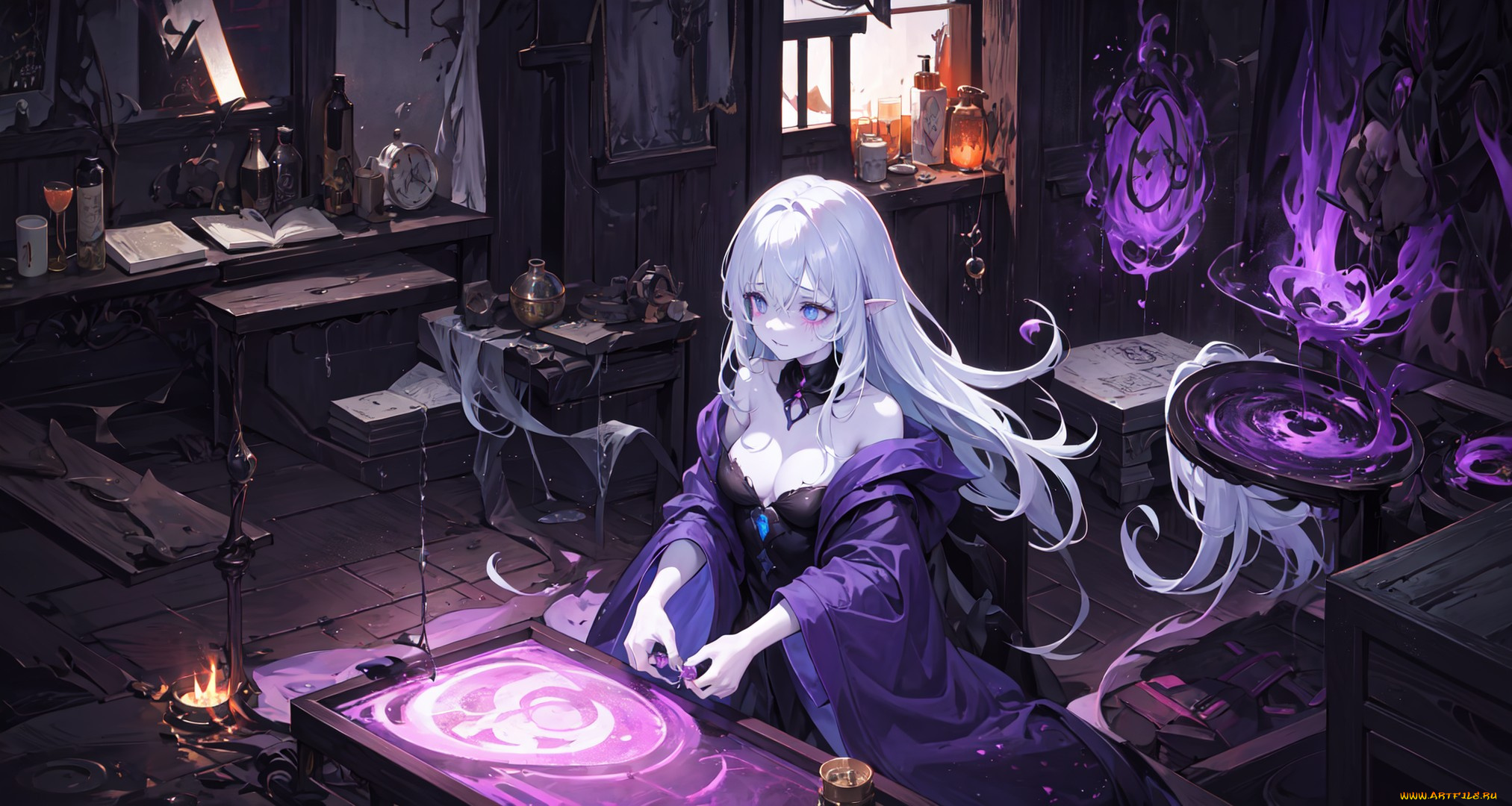 аниме, магия, , колдовство, , halloween, нейросети, графика, нейроарт, ai, art, нейронные, сети, рисунки, нейро, искусство, девушка