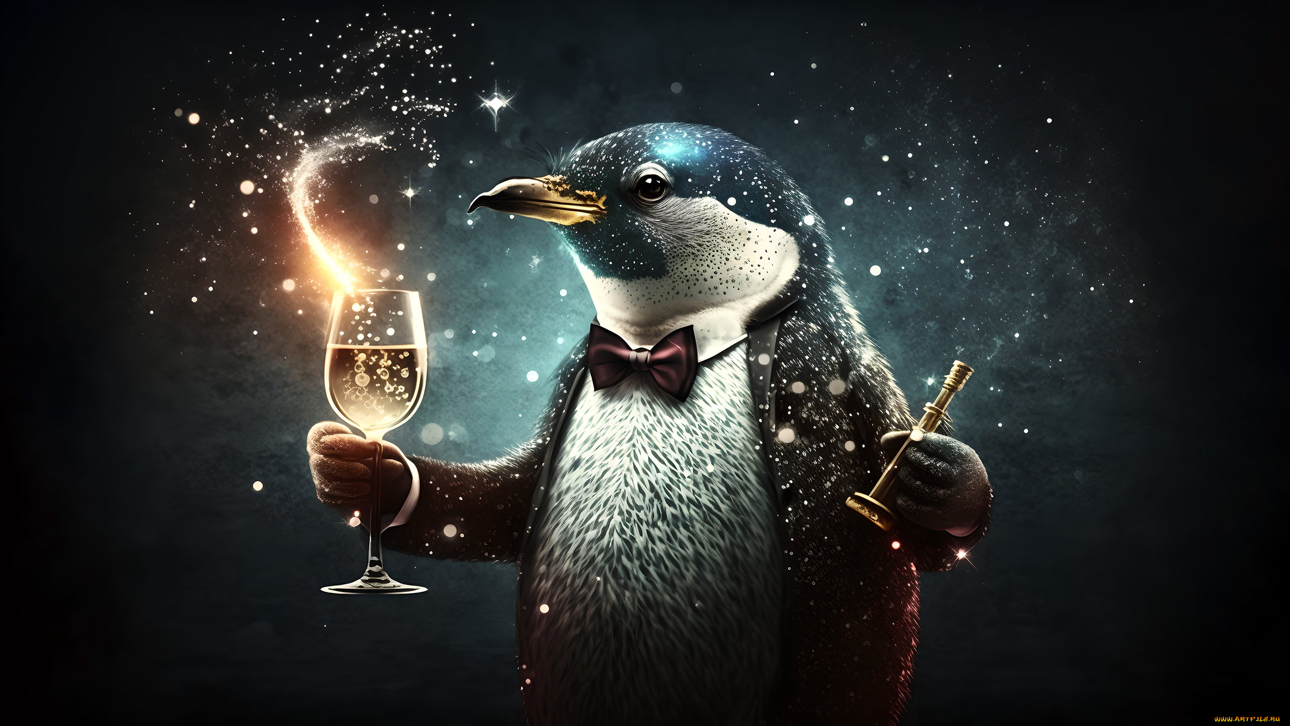 фэнтези, существа, нейросети, графика, нейроарт, ai, art, нейронные, сети, рисунки, нейро, искусство, пингвин