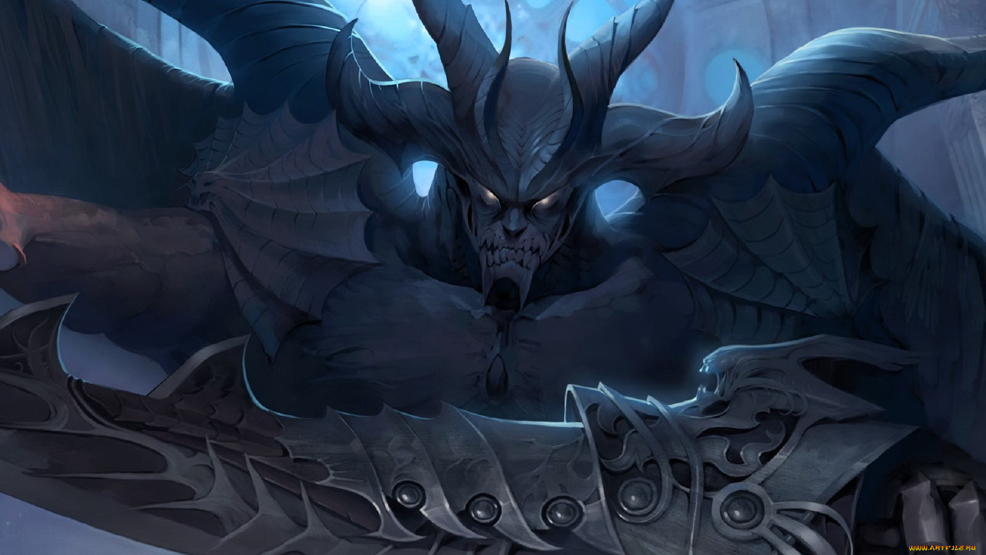 видео, игры, lineage, ii, , the, chaotic, chronicle, демон, оружие