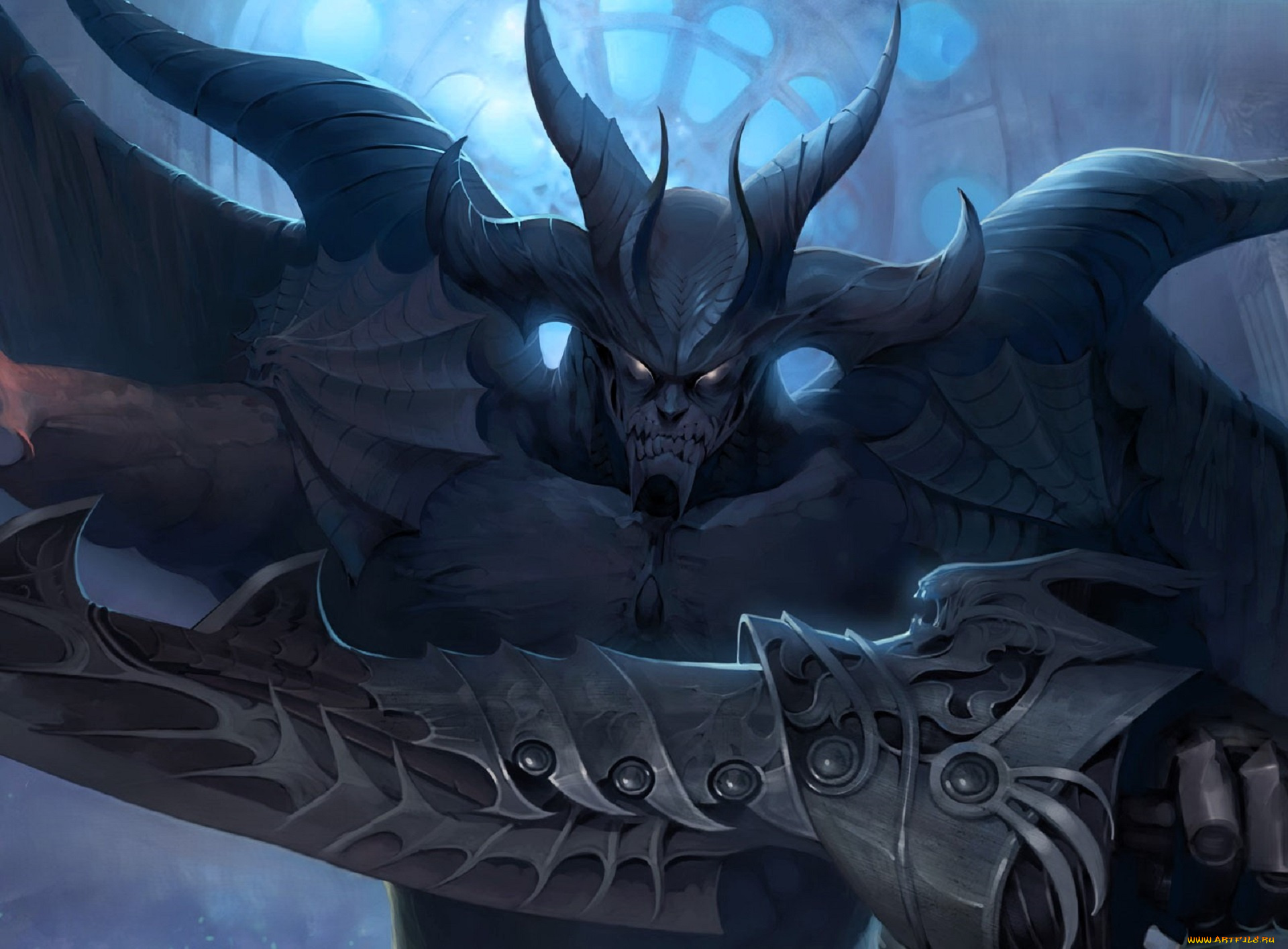 видео, игры, lineage, ii, , the, chaotic, chronicle, демон, оружие