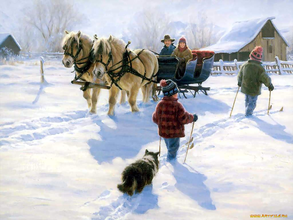 рисованные, люди