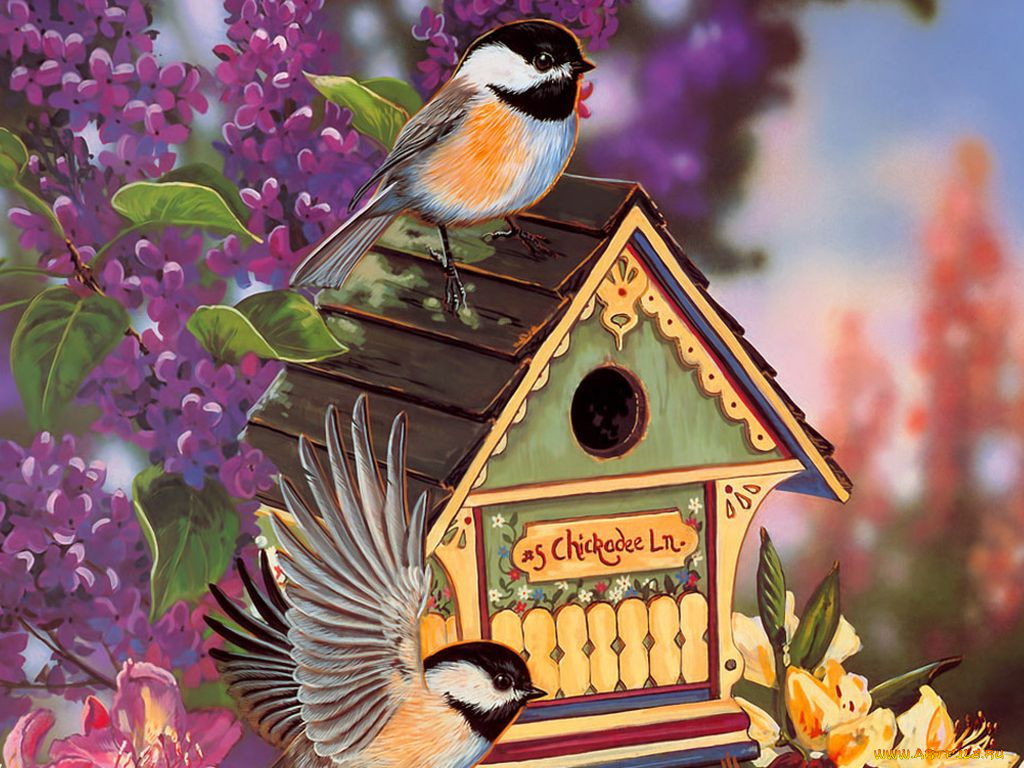 рисованные, животные