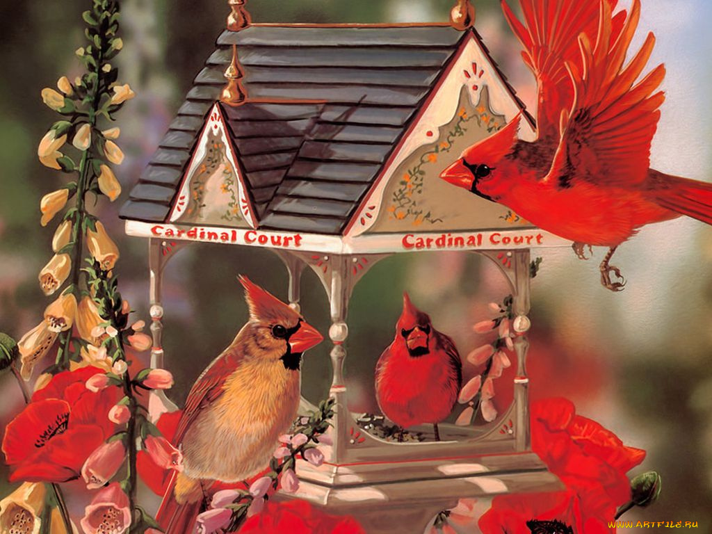 рисованные, животные