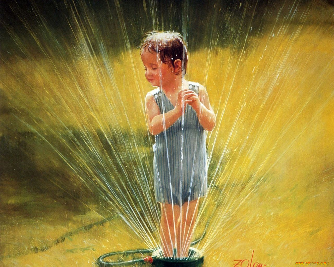 рисованные, дети