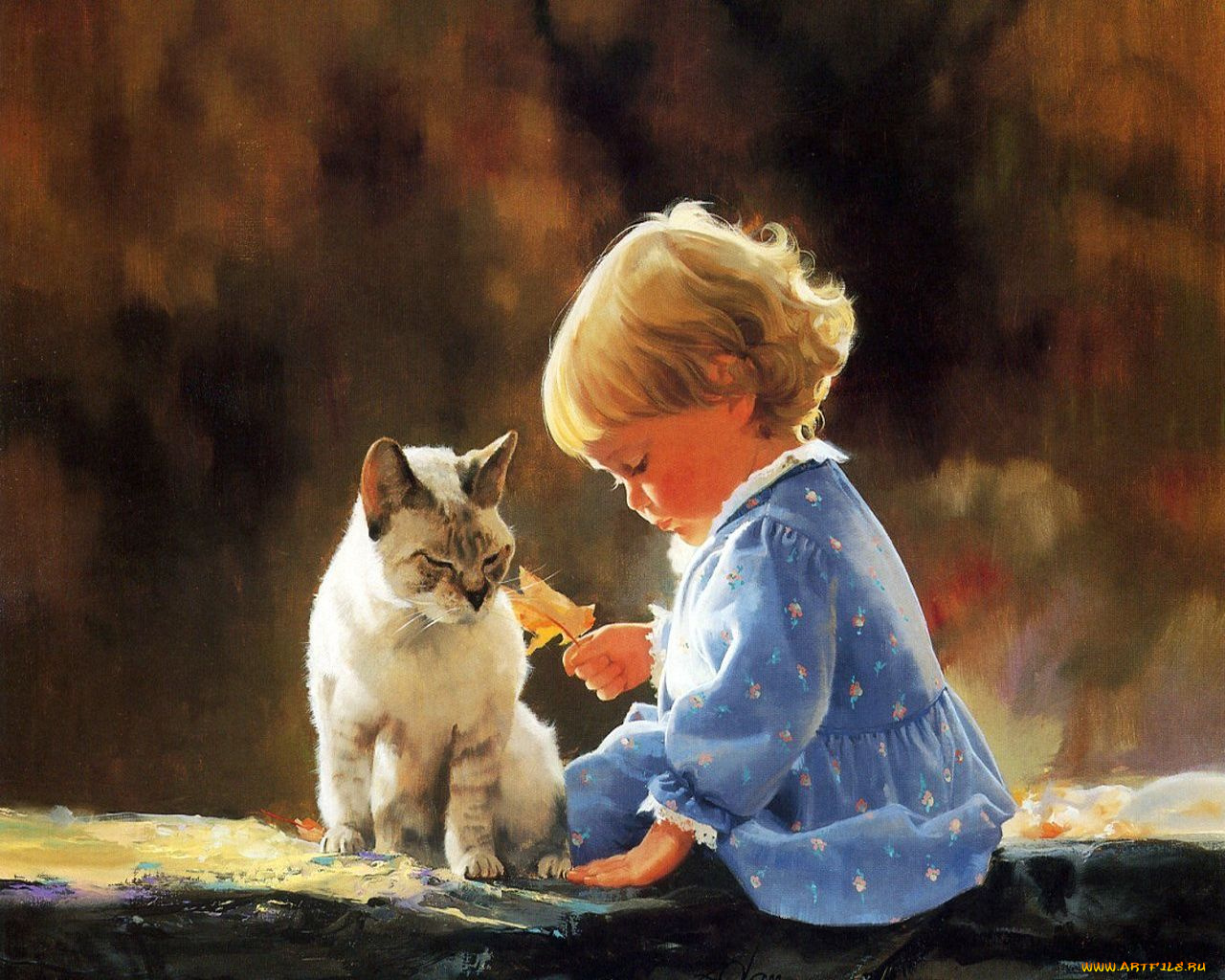 рисованные, дети