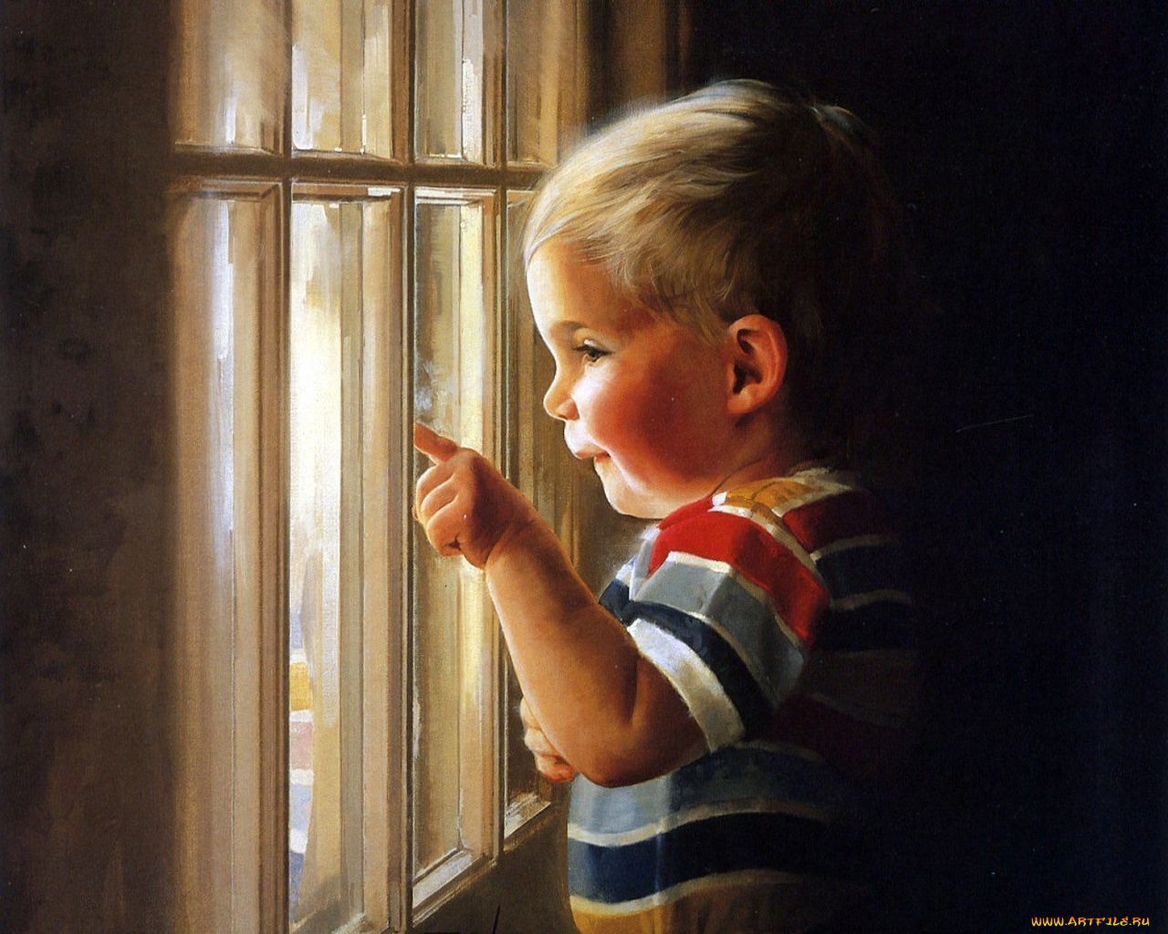 рисованные, дети