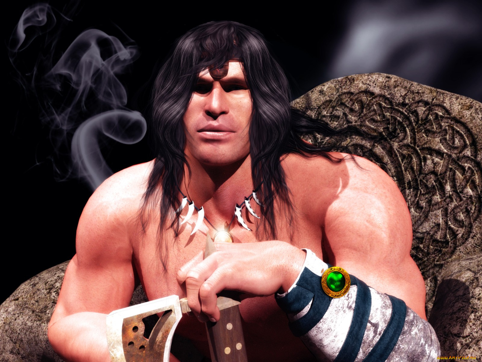 3д, графика, people, люди, воин