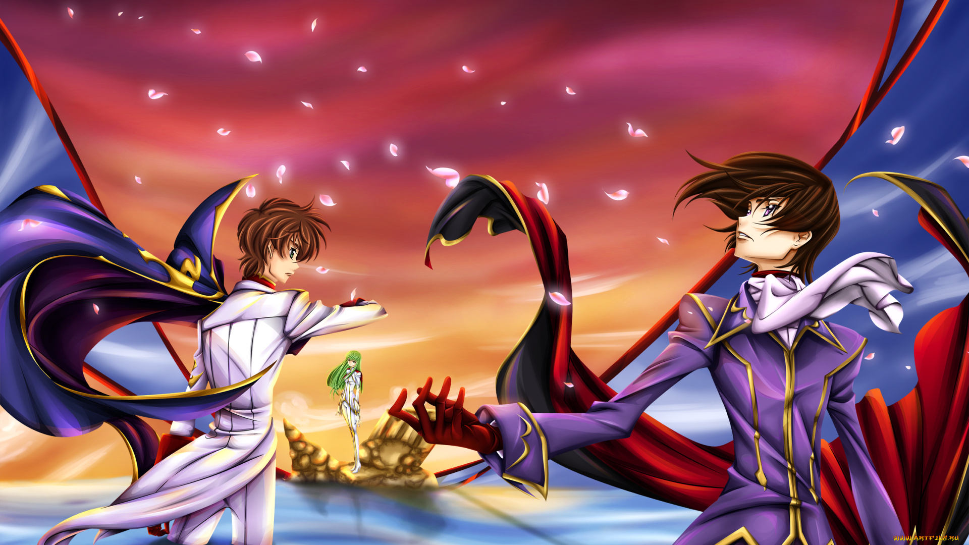code, geass, lelouch, of, the, rebellion, аниме, lamperouge, suzaku, kururugi