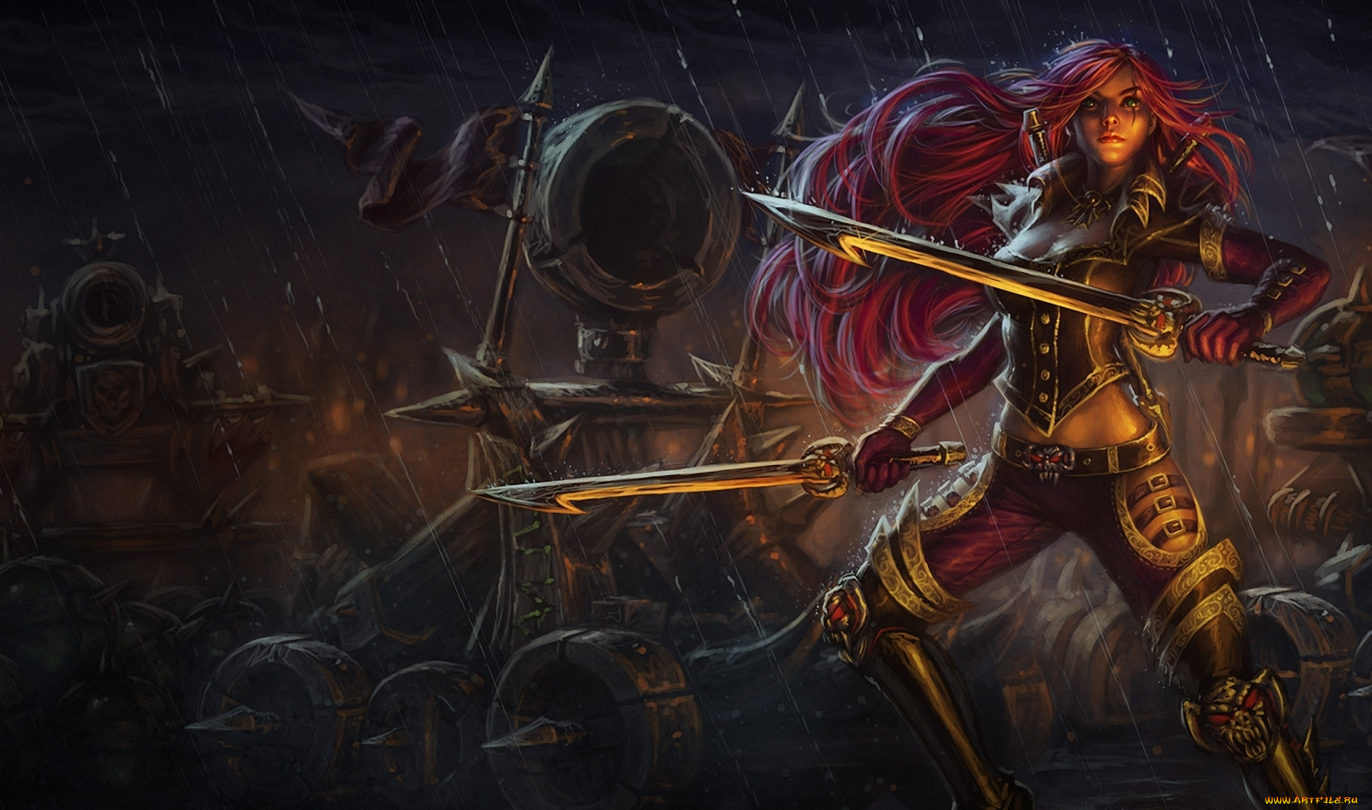 league, of, legends, видео, игры, девушка, katarina