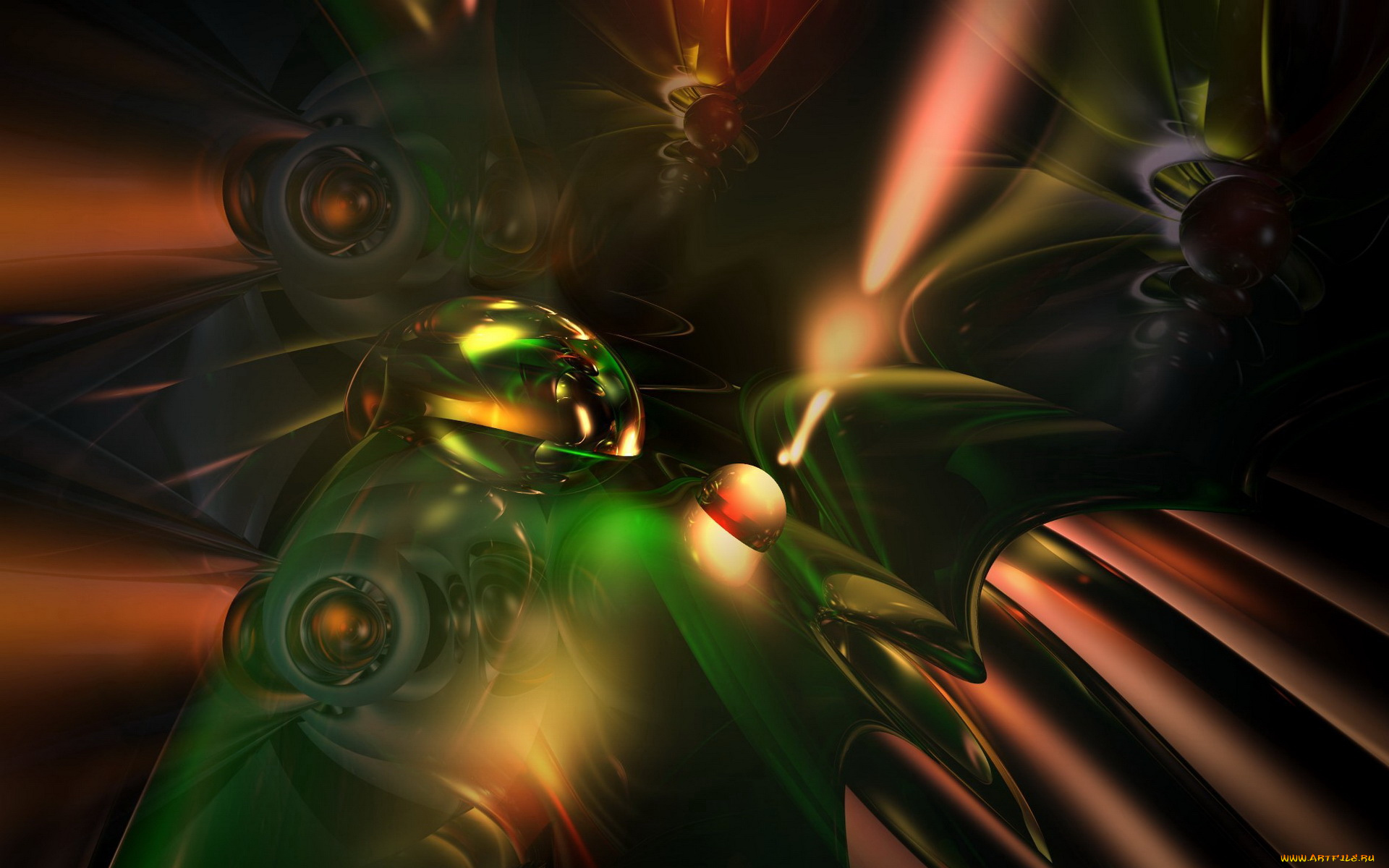 3д, графика, abstract, абстракции