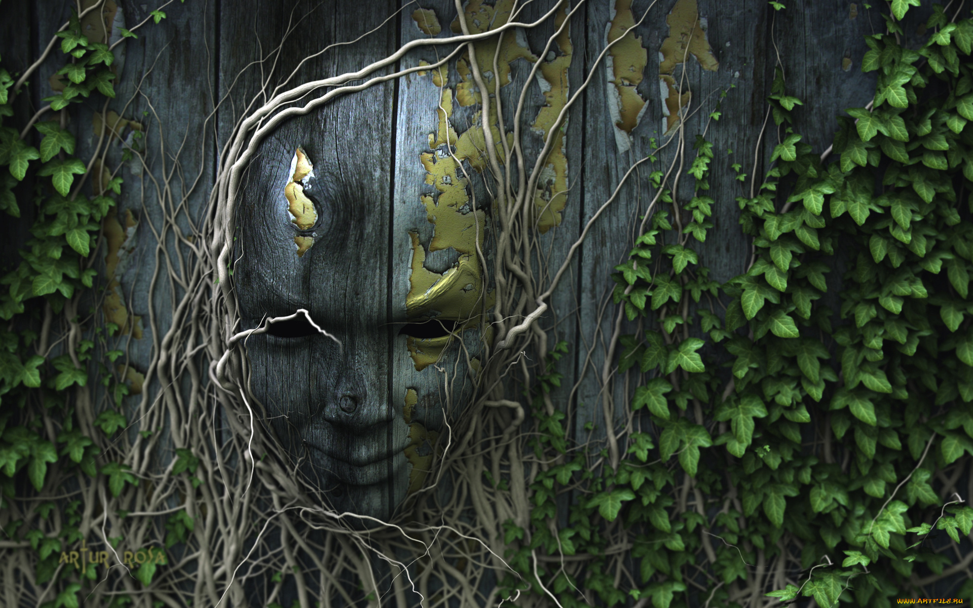 3д, графика, creatures, существа, лицо