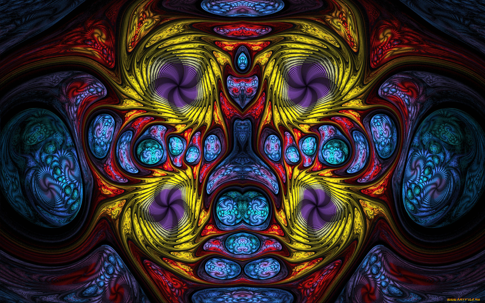 3д, графика, fractal, фракталы