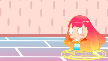 Картинка векторная графика девушка